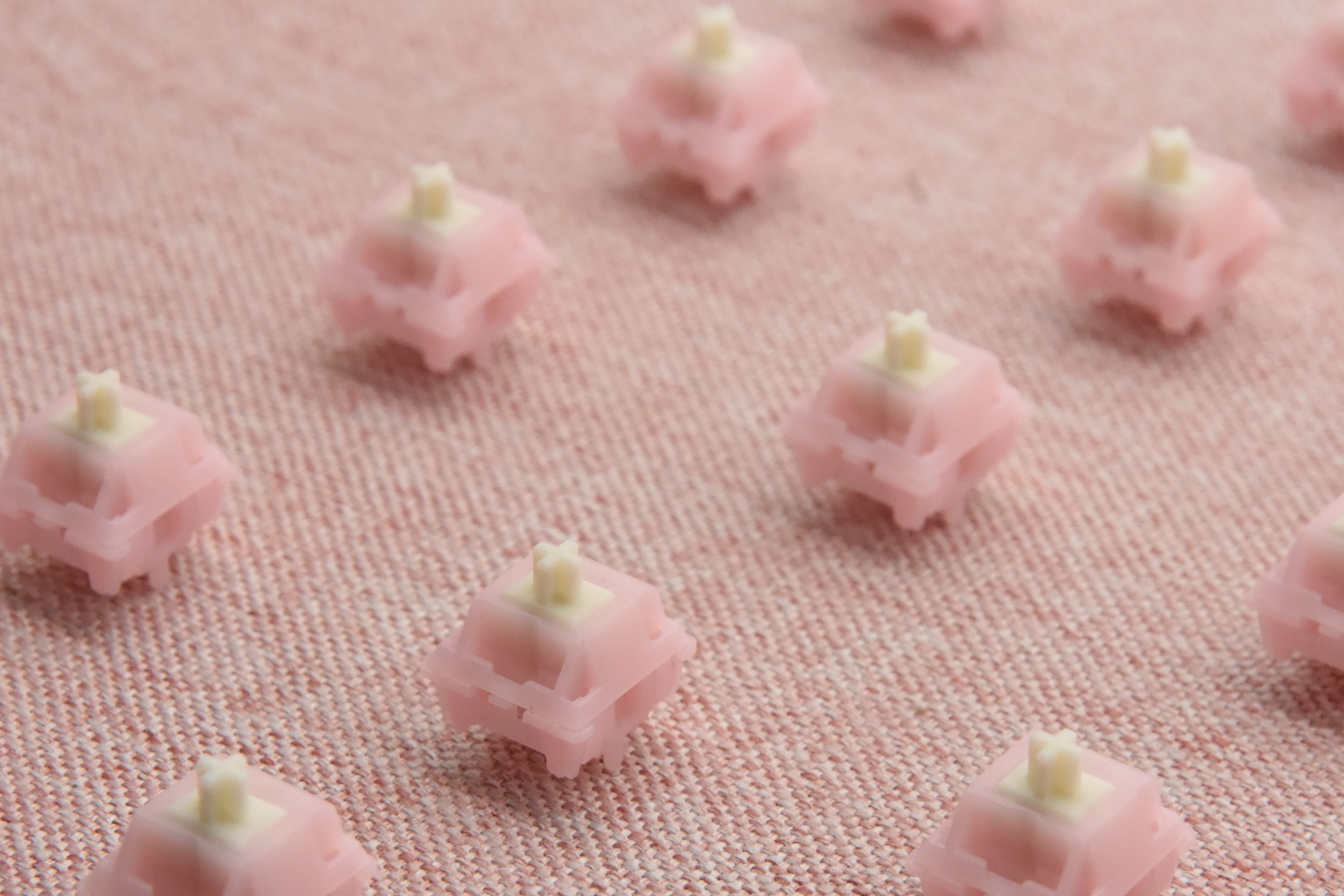 MMD PRINCESS SILENT PINK LINEAR SWITCH FACTORY LUBED (10PCS)