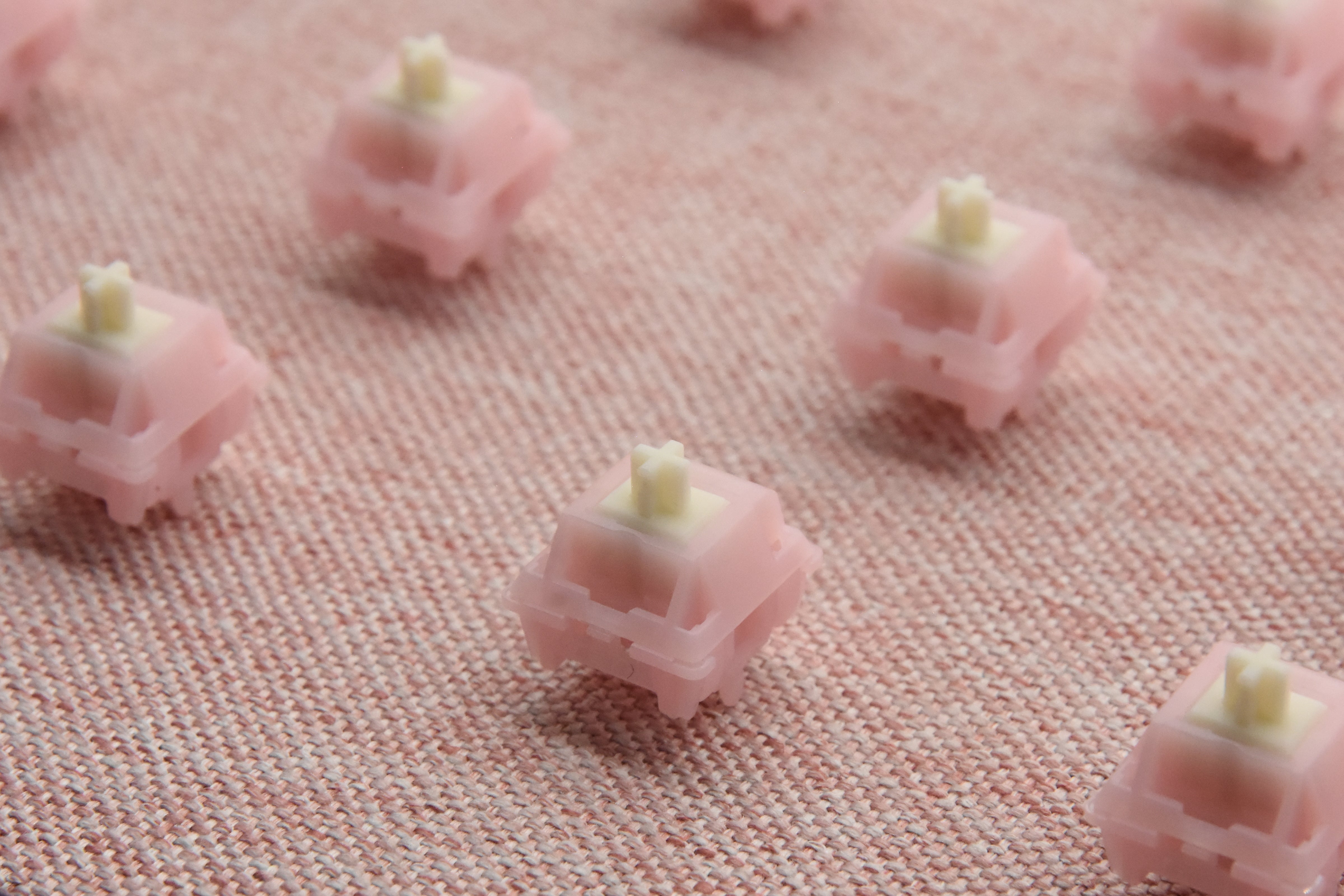 MMD PRINCESS SILENT PINK LINEAR SWITCH FACTORY LUBED (10PCS)