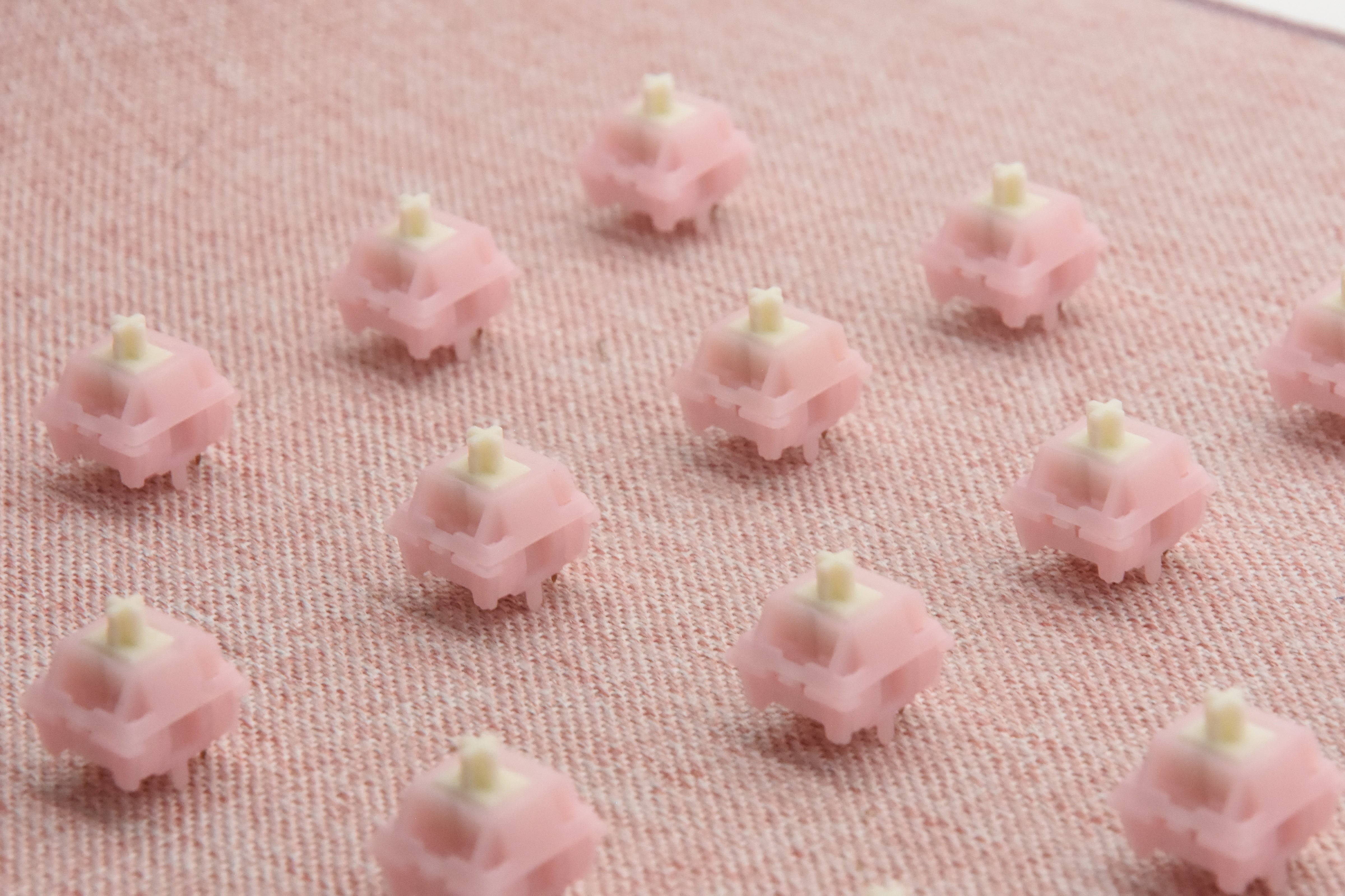 MMD PRINCESS SILENT PINK LINEAR SWITCH FACTORY LUBED (10PCS)