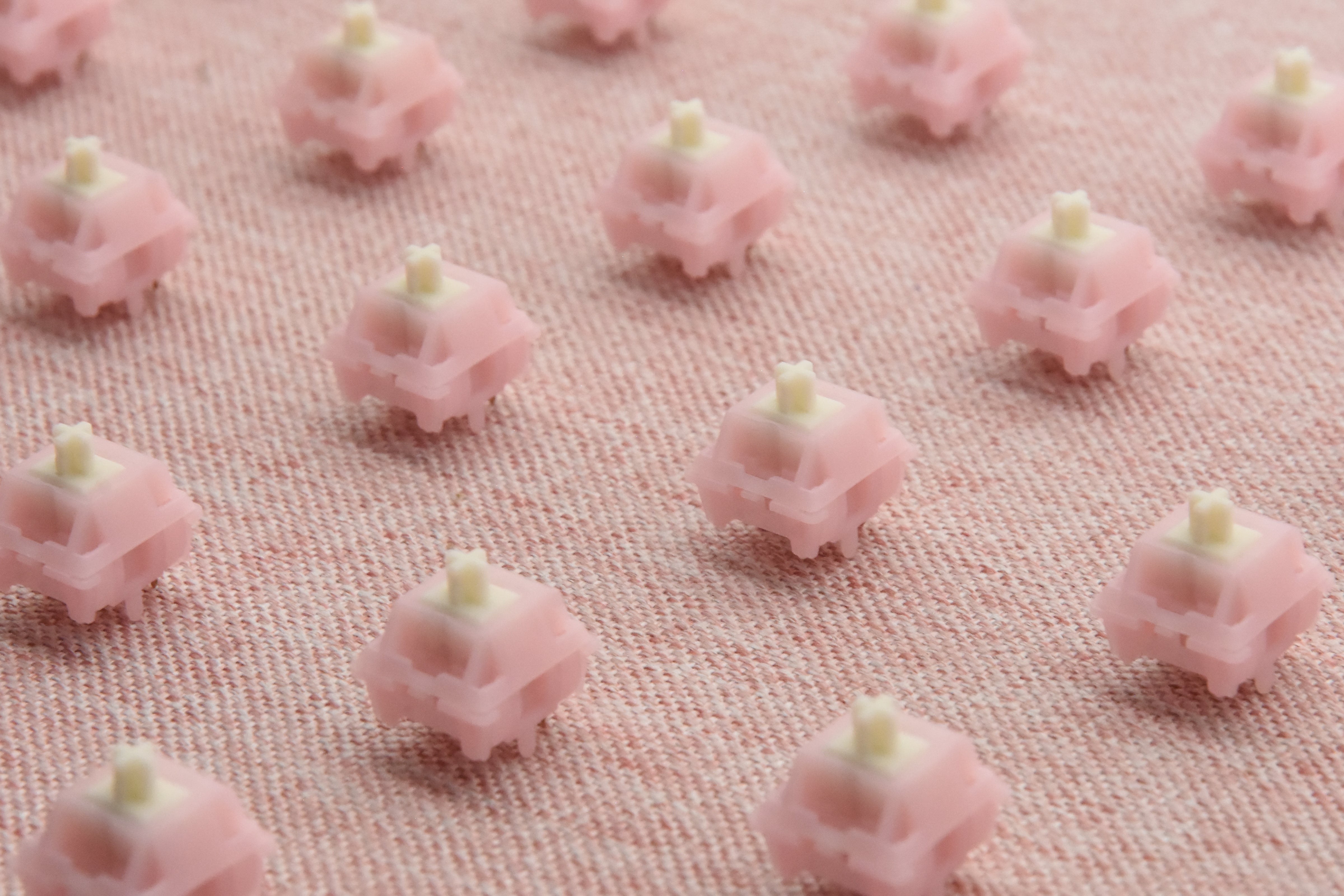 MMD PRINCESS SILENT PINK LINEAR SWITCH FACTORY LUBED (10PCS)