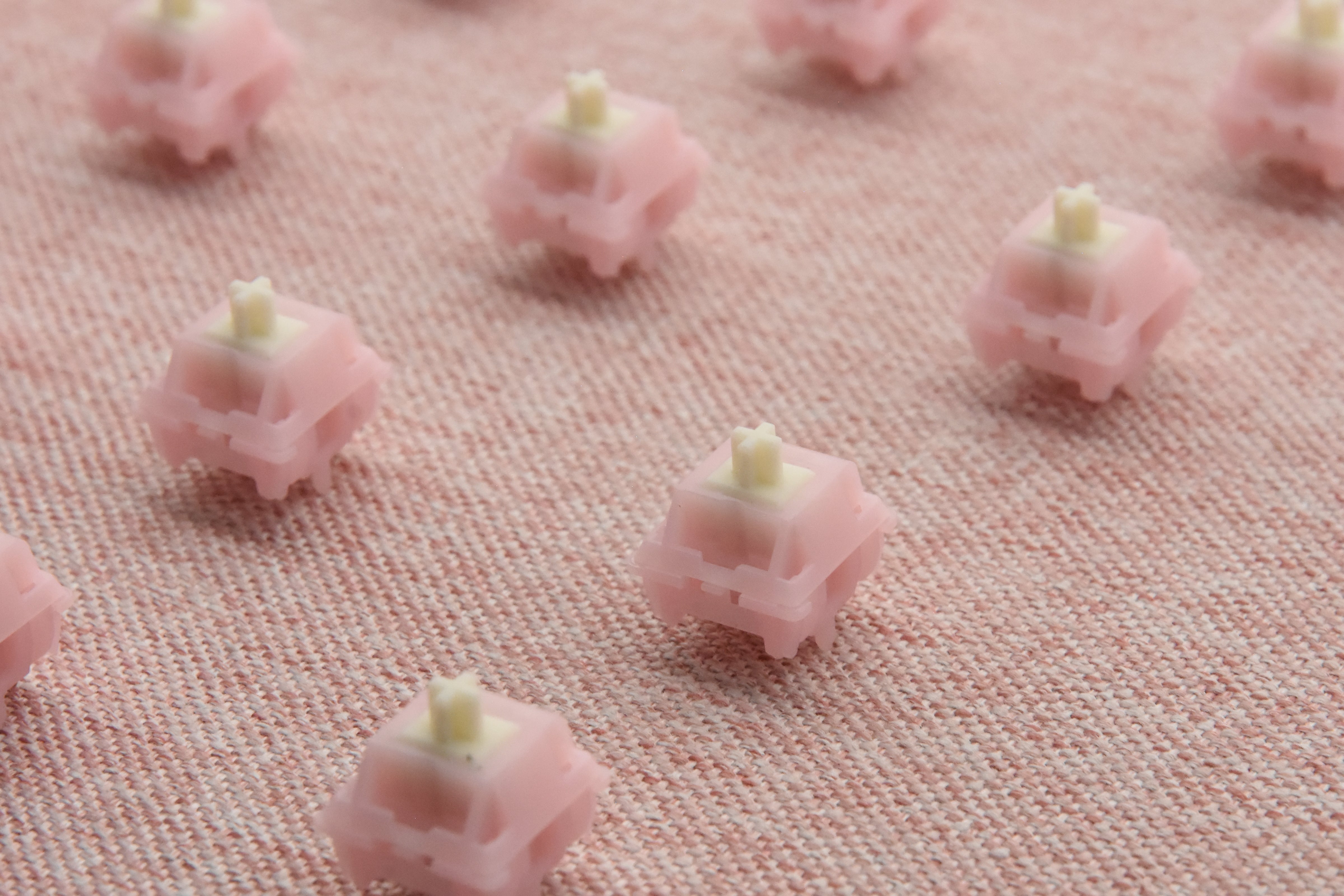 MMD PRINCESS SILENT PINK LINEAR SWITCH FACTORY LUBED (10PCS)