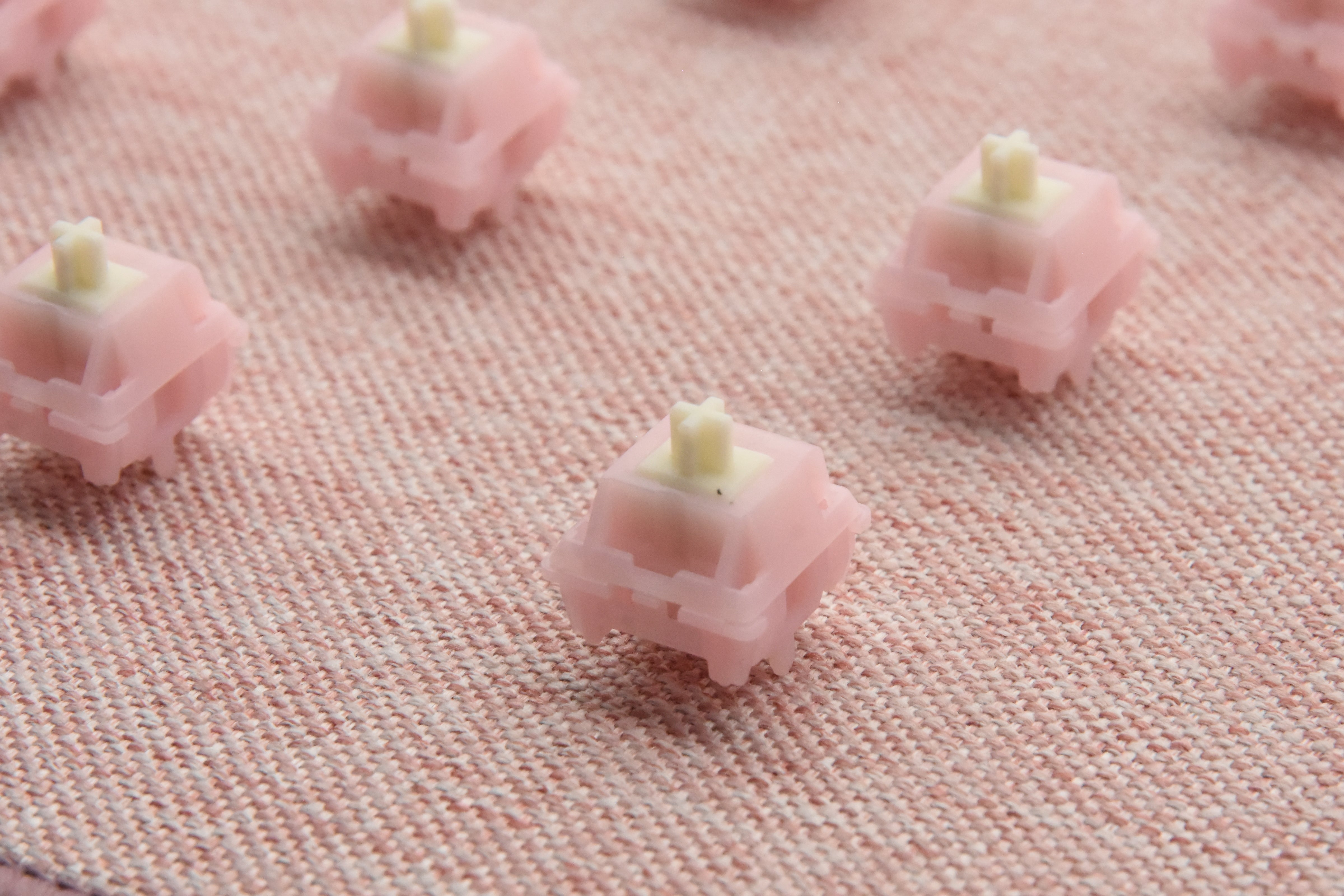 MMD PRINCESS SILENT PINK LINEAR SWITCH FACTORY LUBED (10PCS)