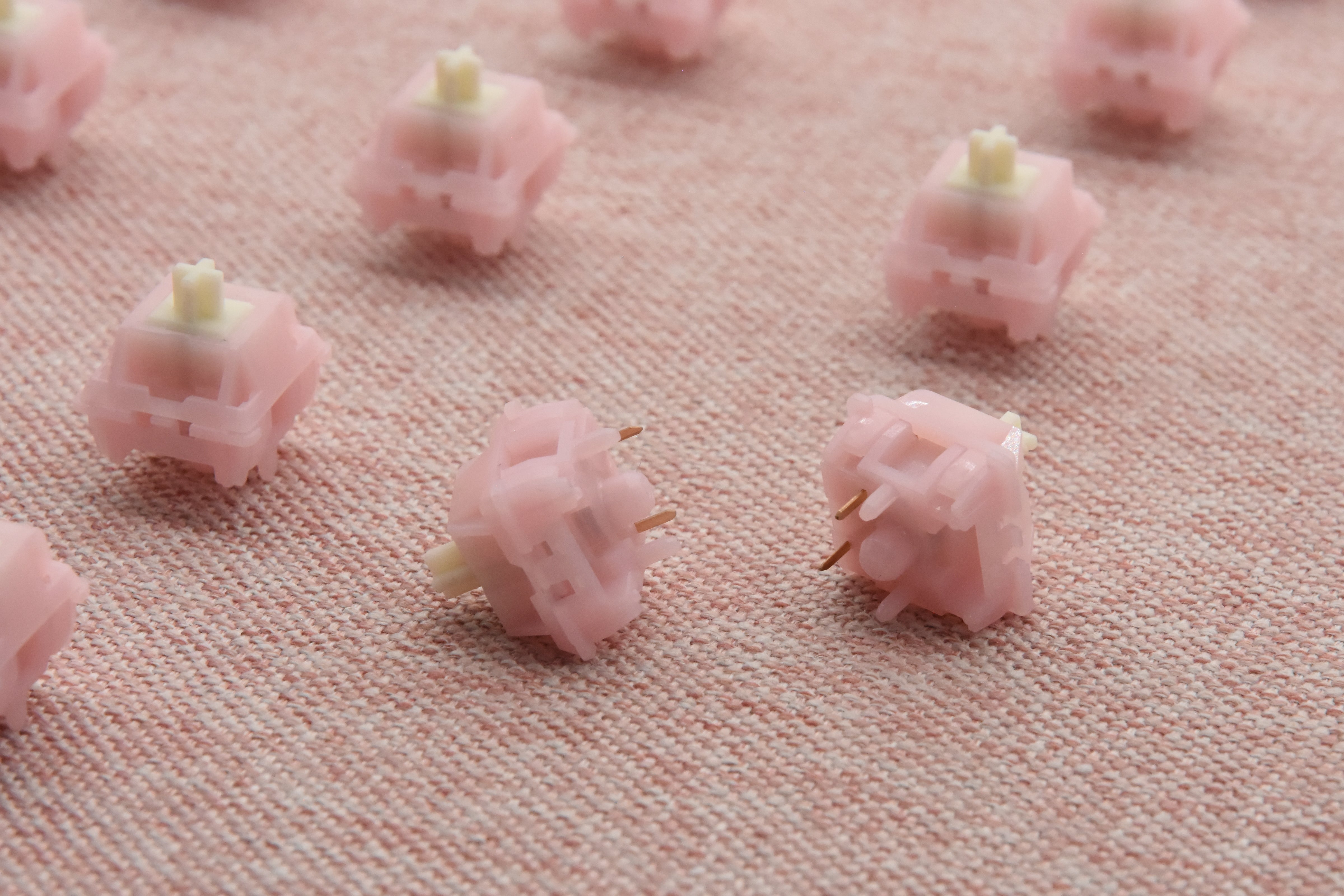 MMD PRINCESS SILENT PINK LINEAR SWITCH FACTORY LUBED (10PCS)