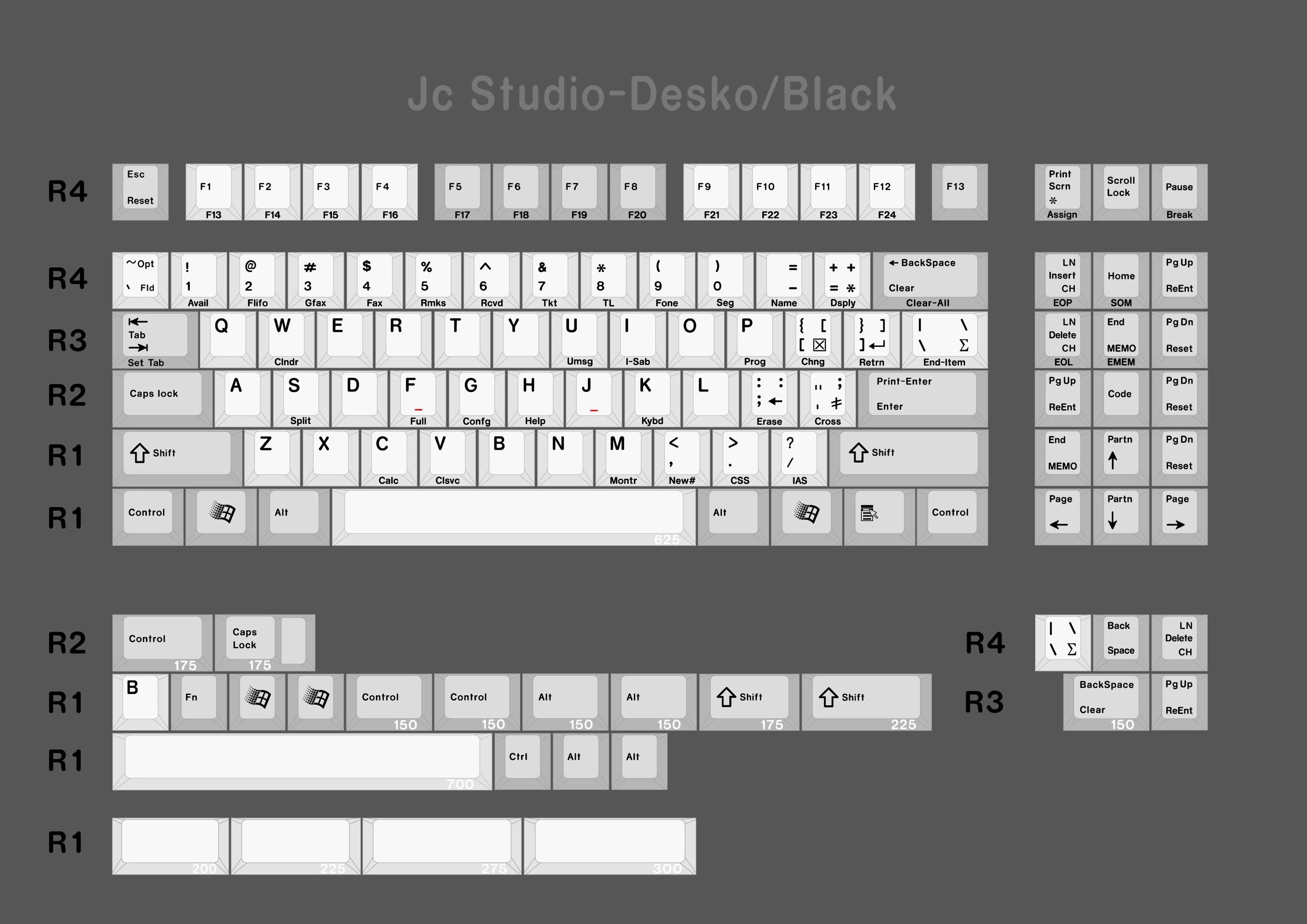 JC Studio PBT Dye Sublimation Keycaps