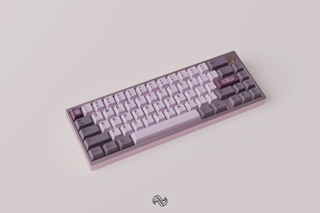 KEYKOBO Bloom ABS Double-Shot Keycap Set: Floral Elegance and Durable ...
