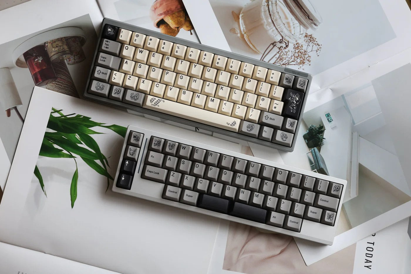 GoMaster Fossil PBT Dye Sublimation Cherry Profile Keycap Set