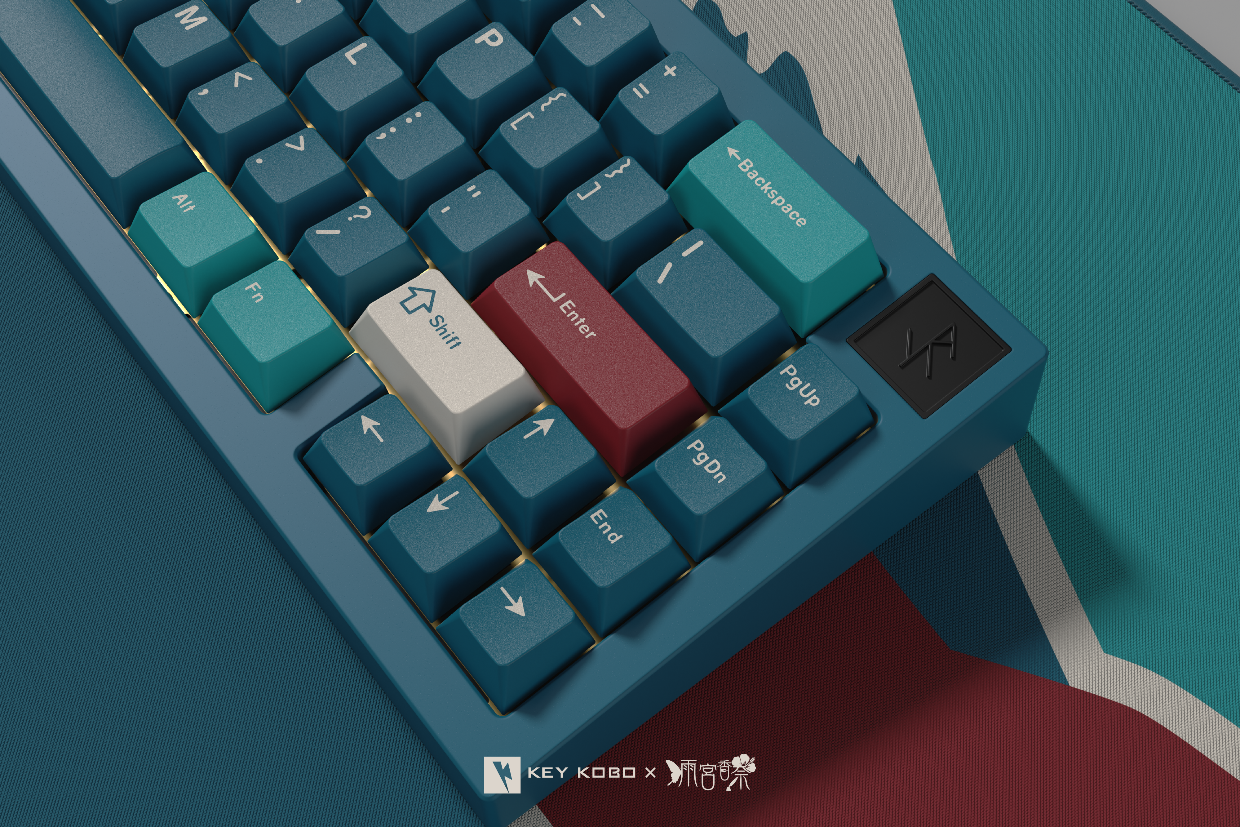 KEYKOBO MOTOSU LAKE ABS DOUBLE SHOT KEYCAP SET