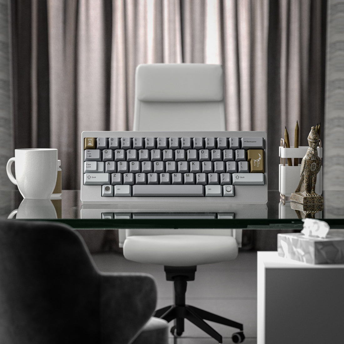 Complex Key Keyboard KEYKOBO Khonsu ABS Double-Shot Keycap Set Instock – UniKeys