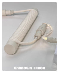 UNKNOWN ERROR COILED ARTISAN CABLE-IVORY WHITE