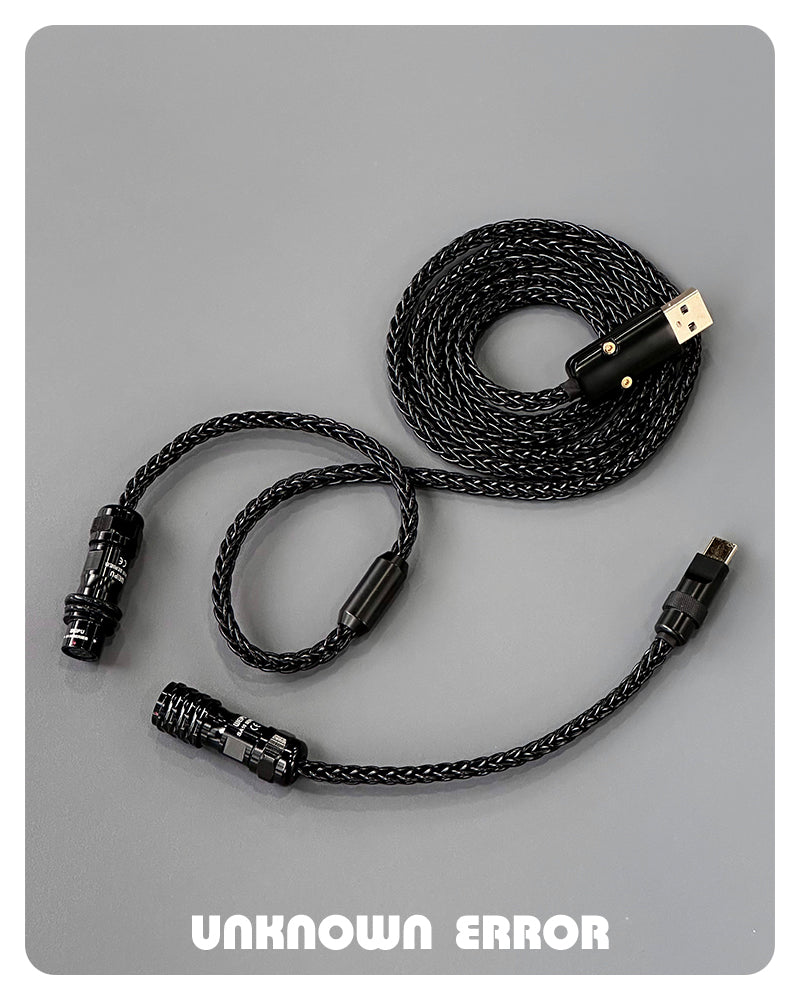 UNKNOWN ERROR COILED ARTISAN CABLE-OCC BLACK