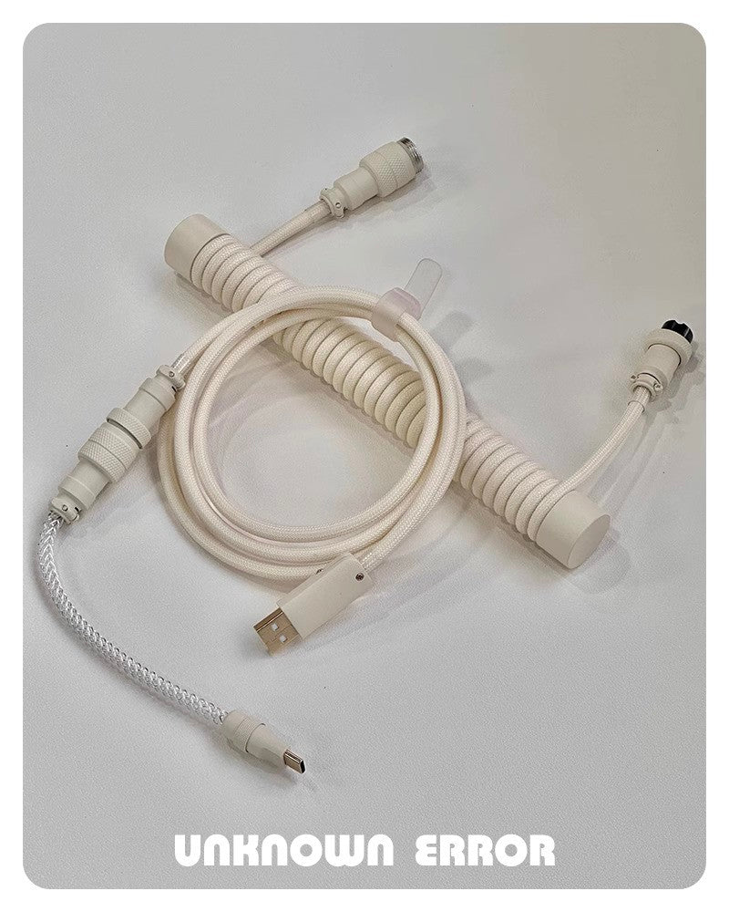 UNKNOWN ERROR COILED ARTISAN CABLE-IVORY WHITE