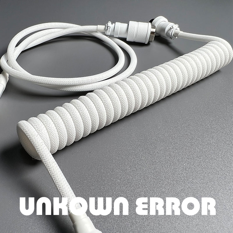 UNKNOWN ERROR COILED ARTISAN CABLE-WHITE