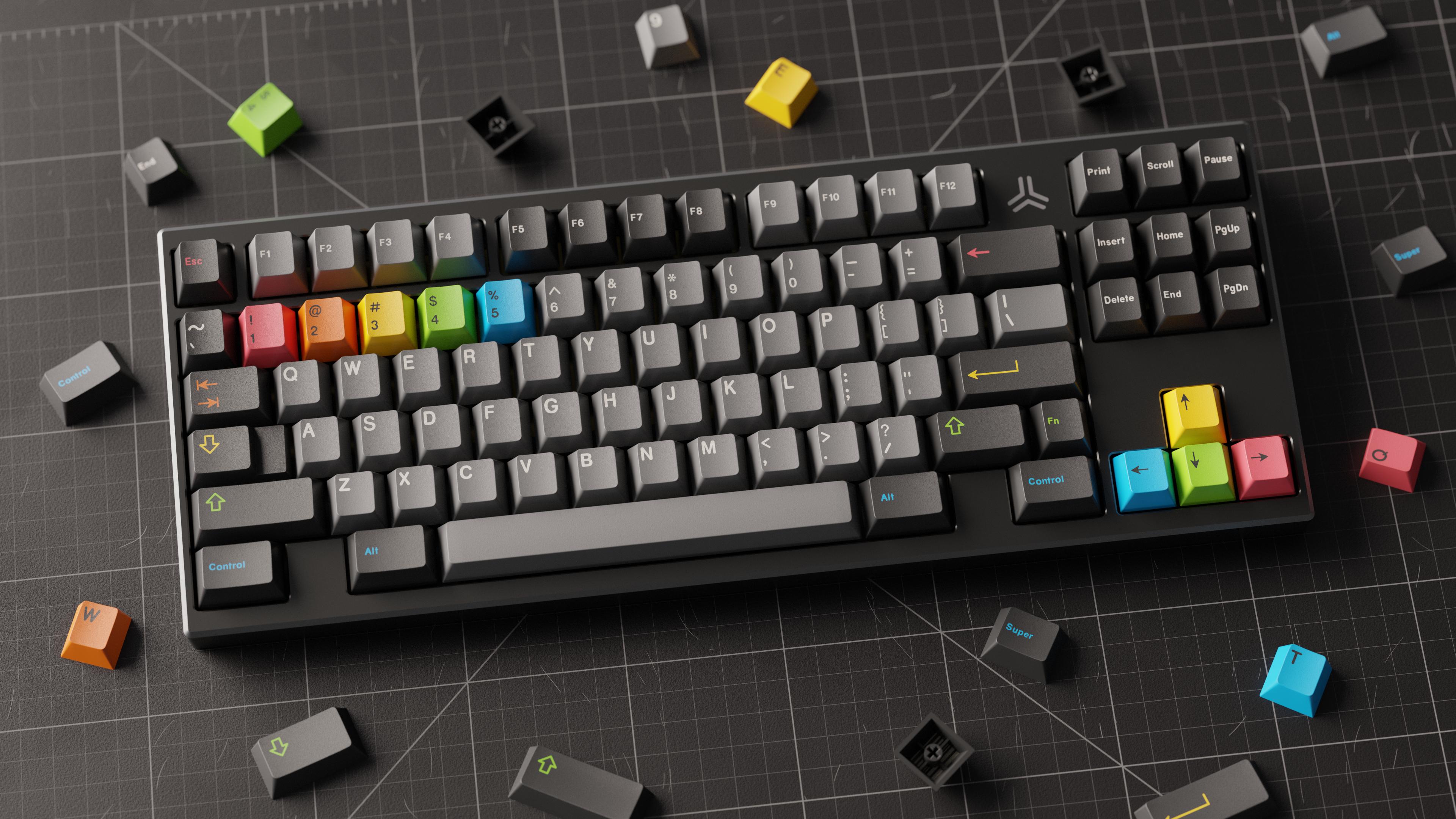 KEYKOBO INSTANT ABS DOUBLE-SHOT KEYCAP SET