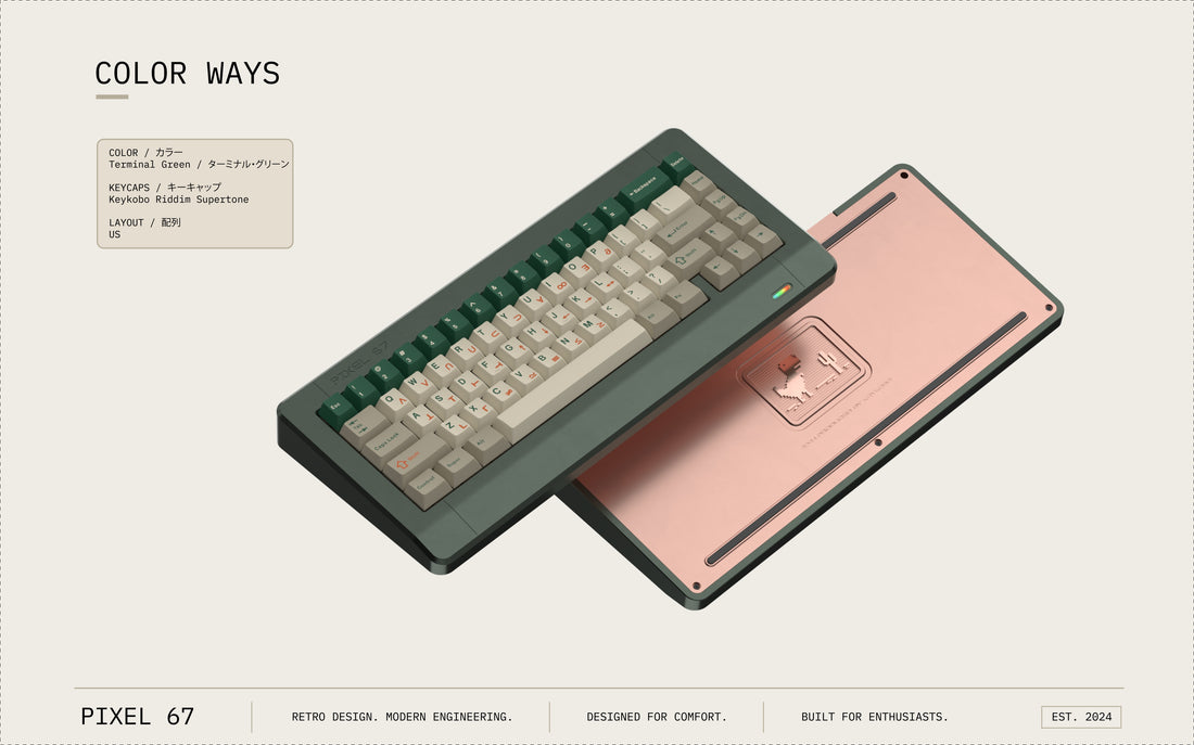 Pixtendo Pixel 67 Wireless Keyboard - Pre-Order – UniKeys