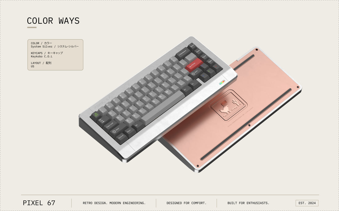 Pixtendo Pixel 67 Wireless Keyboard - Pre-Order – UniKeys