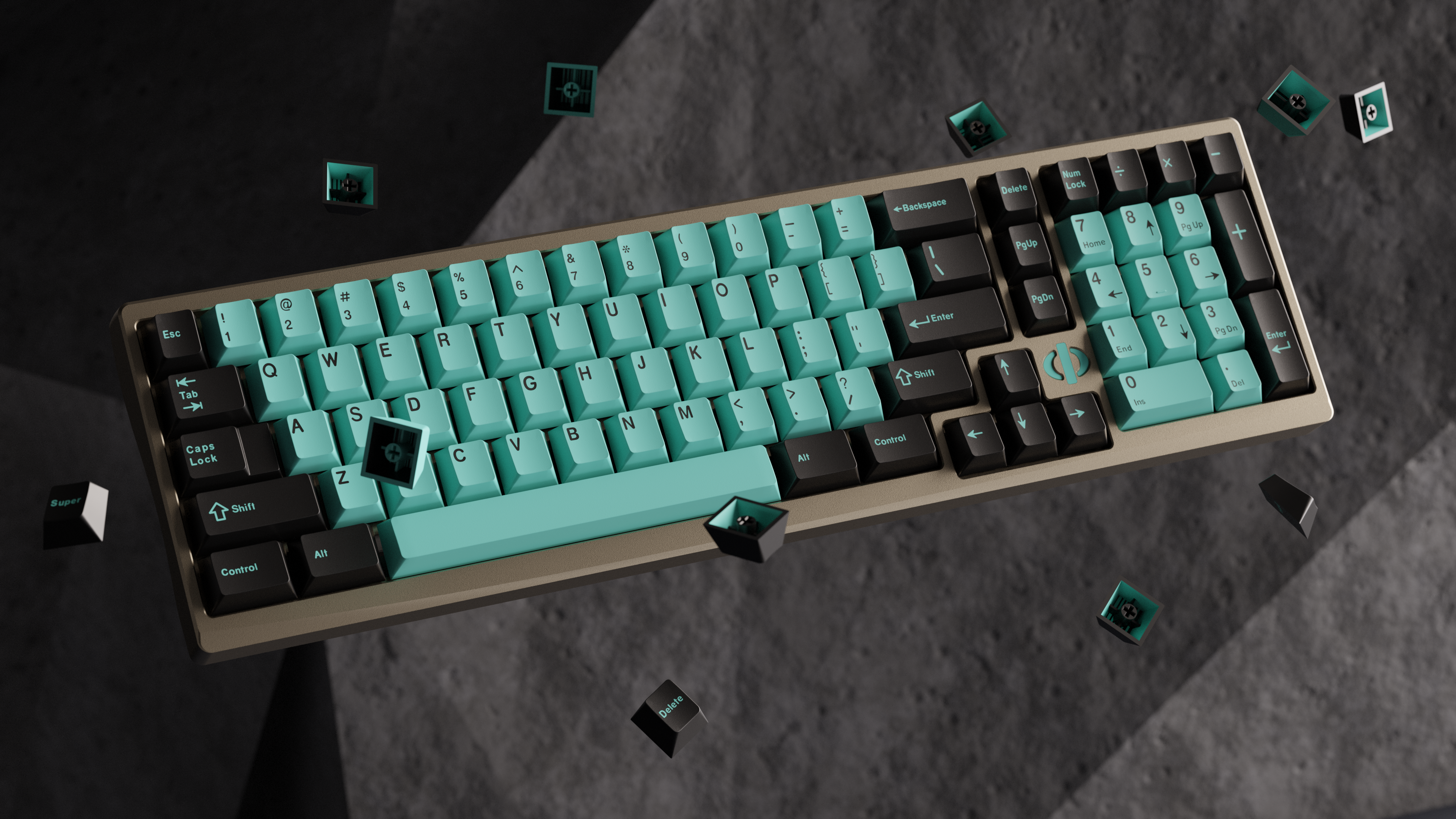 KEYKOBO VERDIGRIS ABS DOUBLE-SHOT KEYCAP SET PRE-ORDER