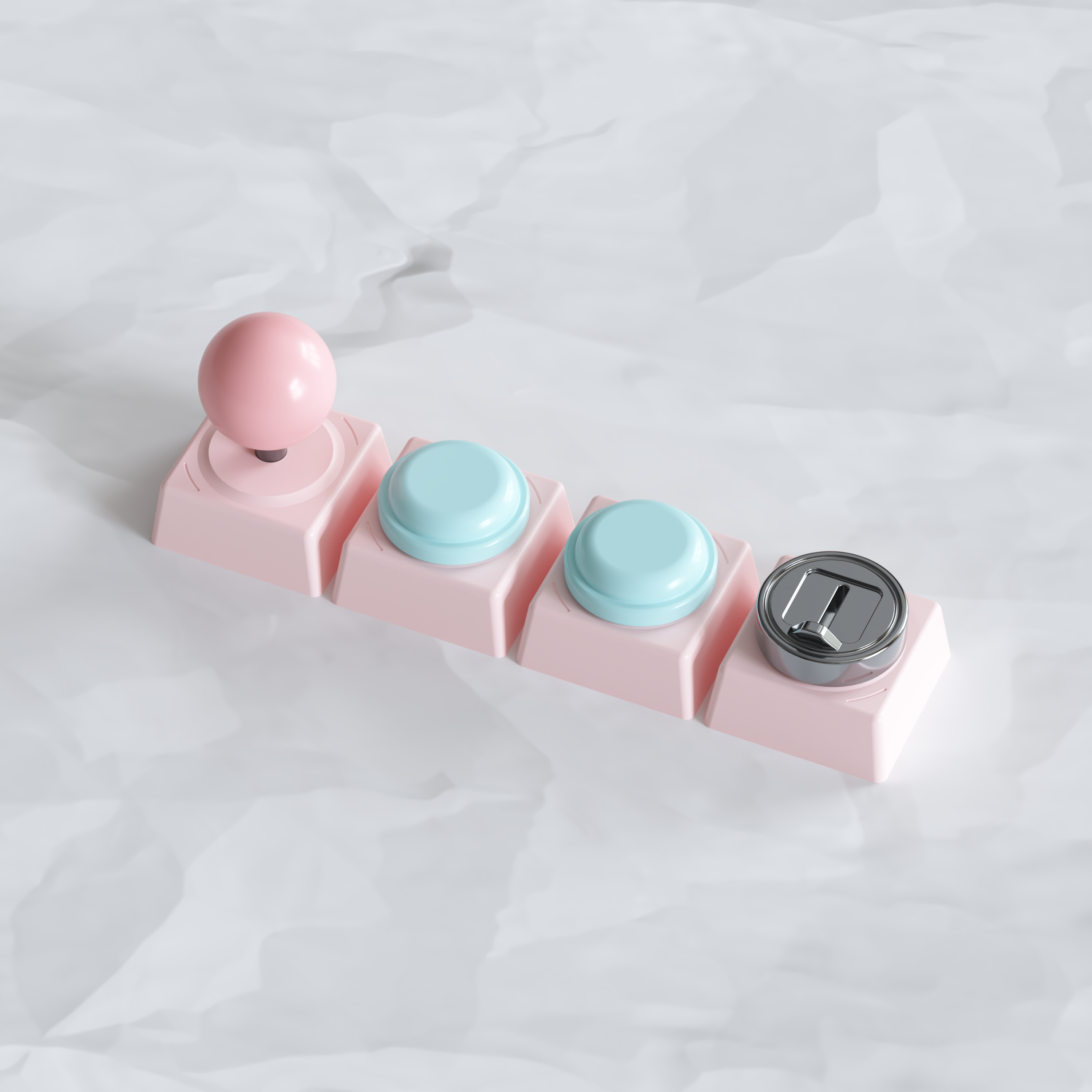 PRE-ORDER 80 RETROS METAL ARTISAN KEYCAP