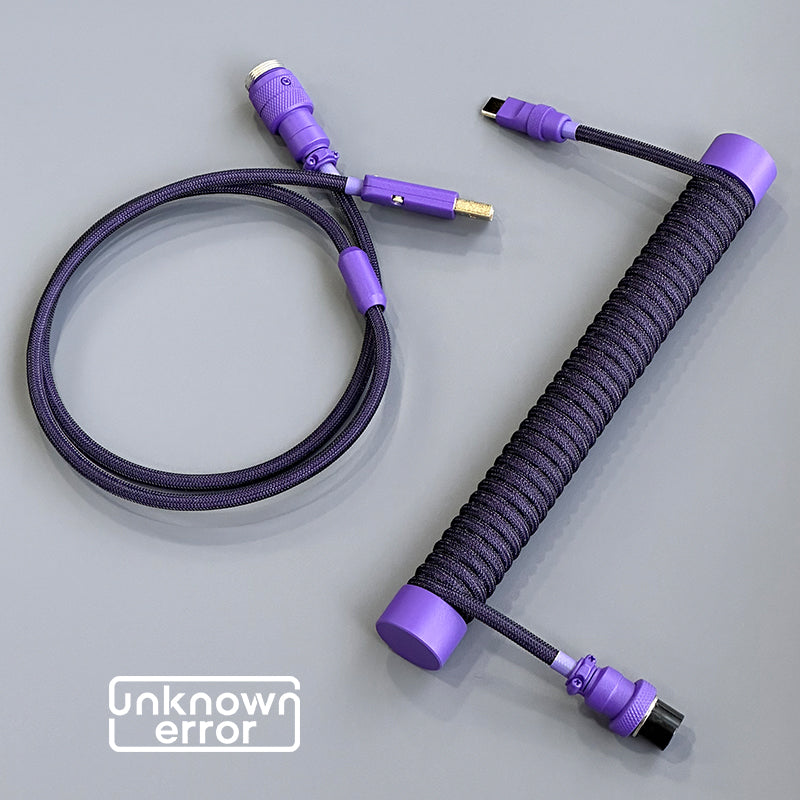 UNKNOWN ERROR COILED ARTISAN CABLE-PURPLE