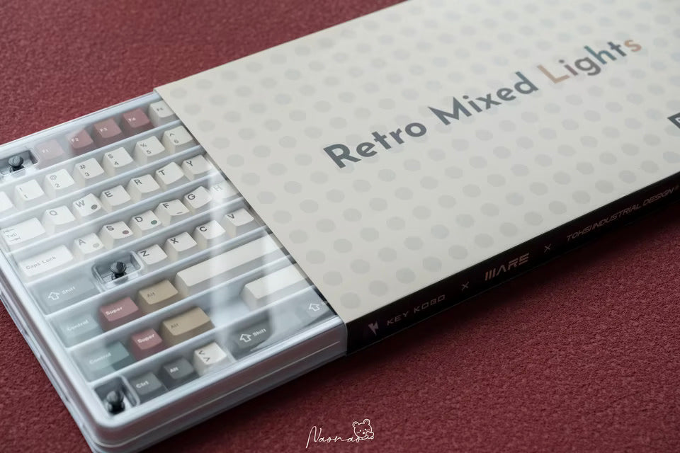 [PRE-ORDER] KEYKOBO RETRO MIXED LIGHTS KEYCAP SET