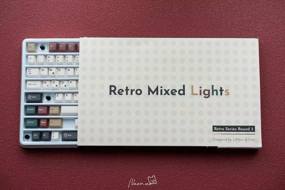 [PRE-ORDER] KEYKOBO RETRO MIXED LIGHTS KEYCAP SET