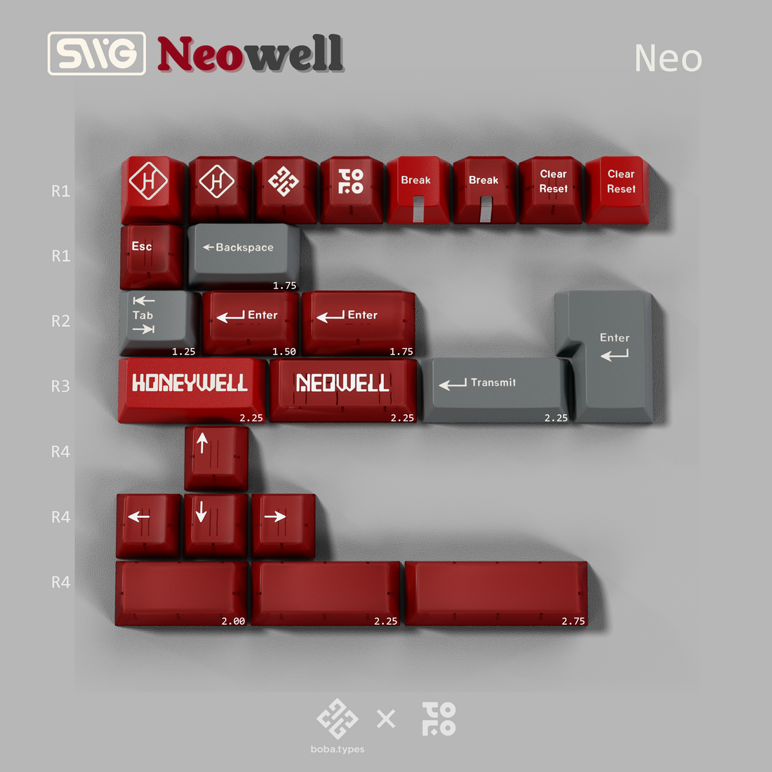 SWG Neowell ABS Double-Shot Keycap Set Pre-Order – UniKeys