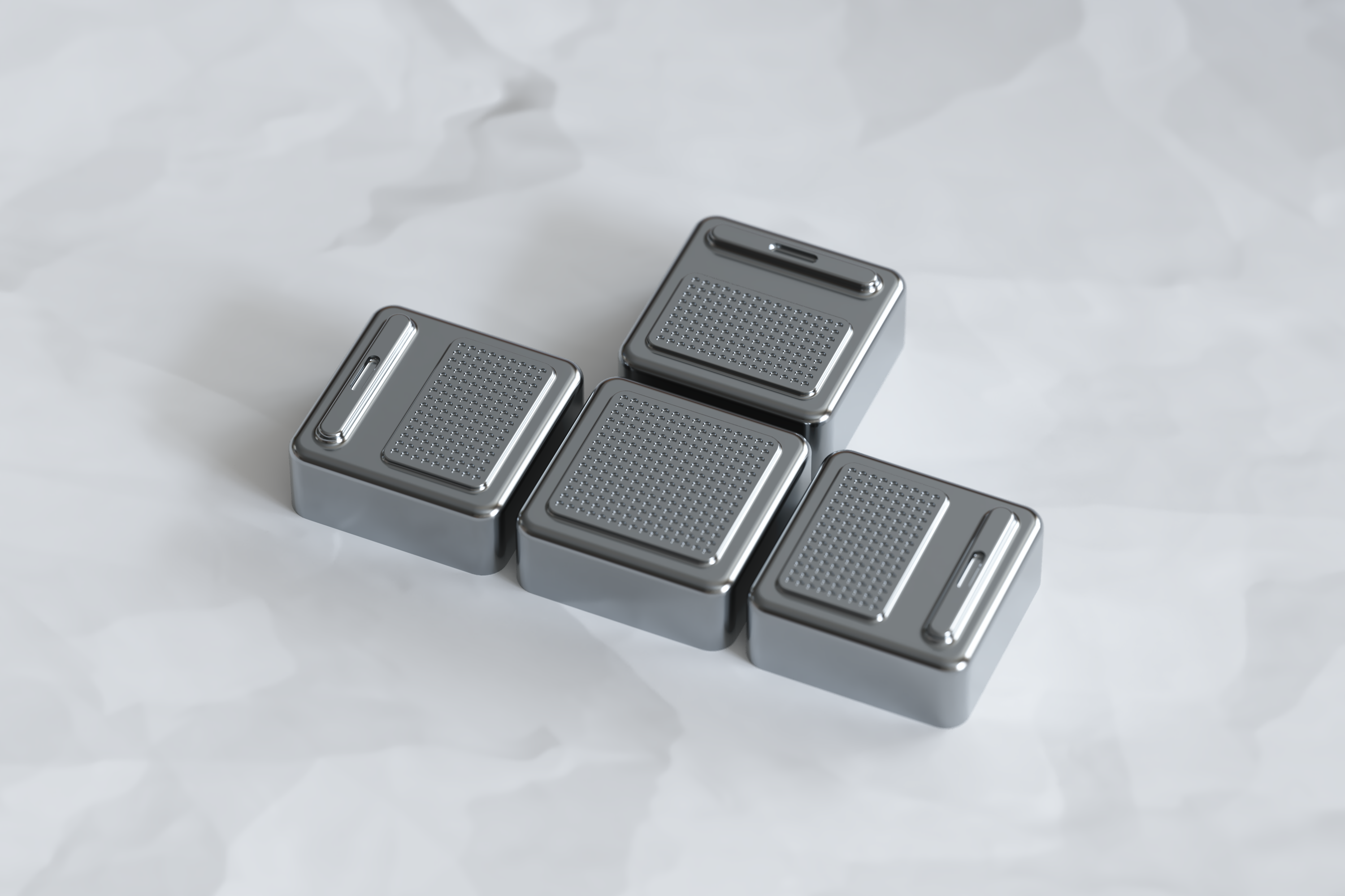 PRE-ORDER 80 RETROS METAL ARTISAN KEYCAP