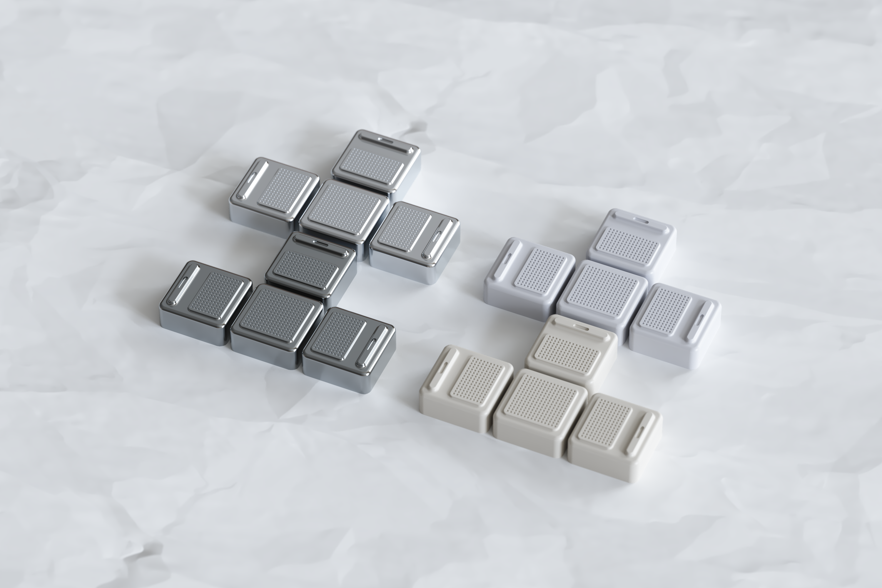 PRE-ORDER 80 RETROS METAL ARTISAN KEYCAP