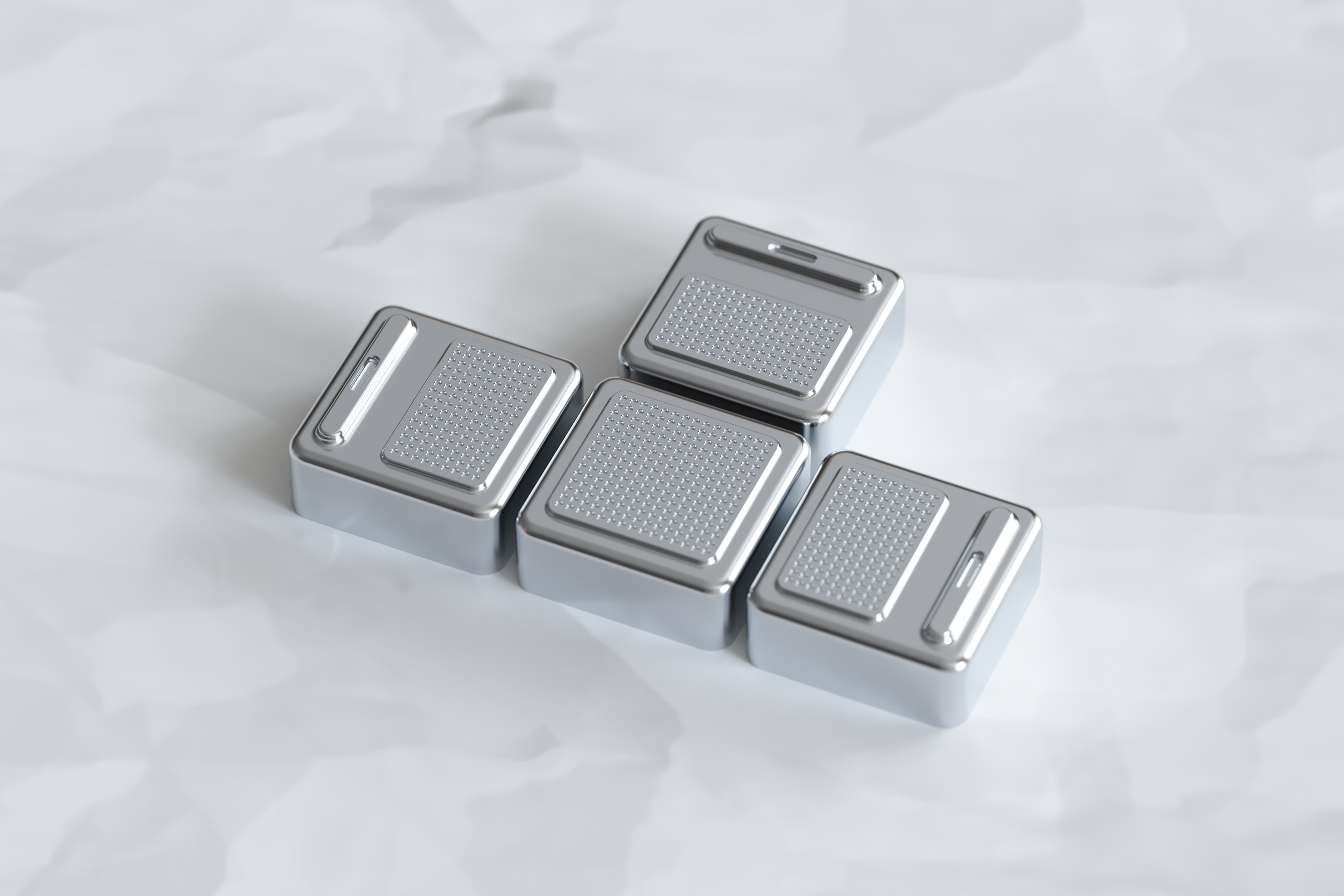 PRE-ORDER 80 RETROS METAL ARTISAN KEYCAP