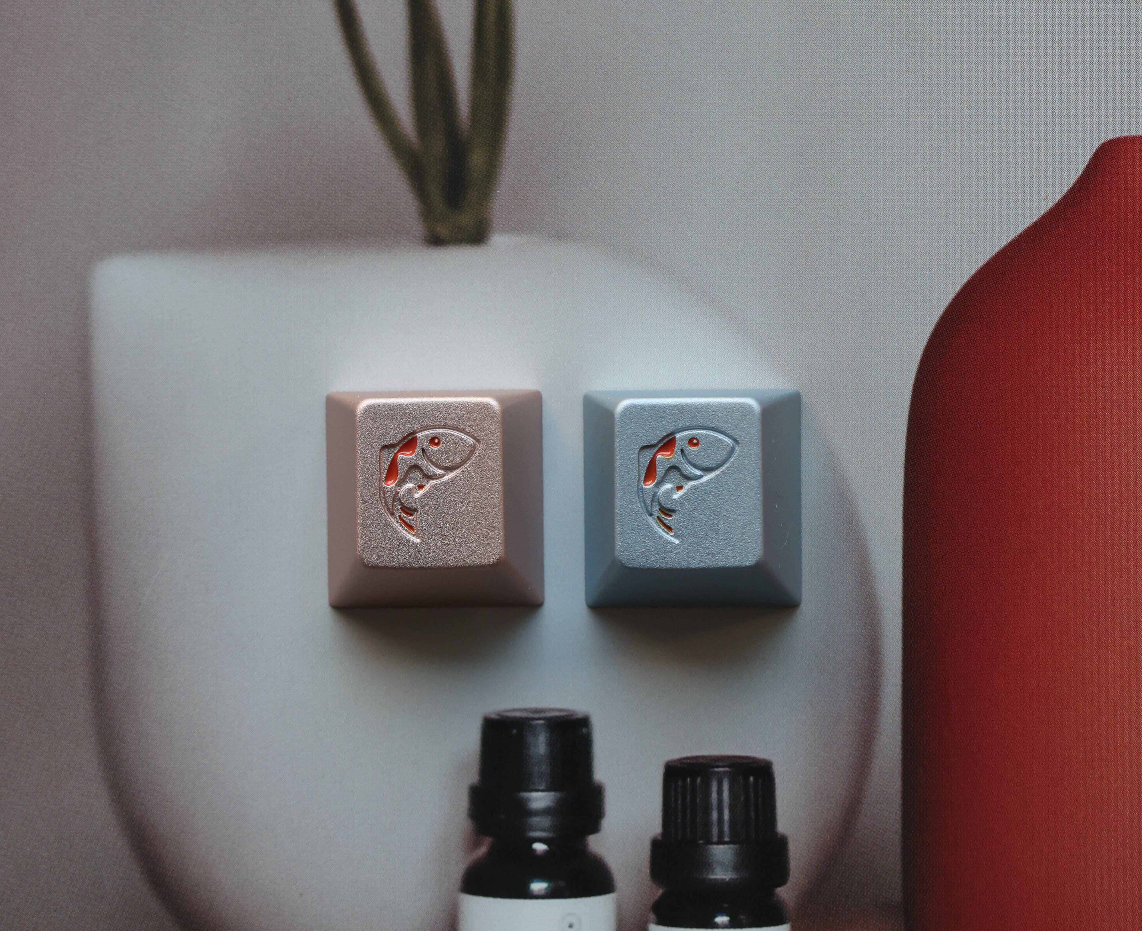 PRE-ORDER GOMASTER SALMON REBORN PBT DYE-SUBLIMATION KEYCAP SET