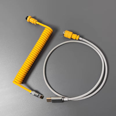 UNKNOWN ERROR COILED ARTISAN CABLE-YELLOW WHITE