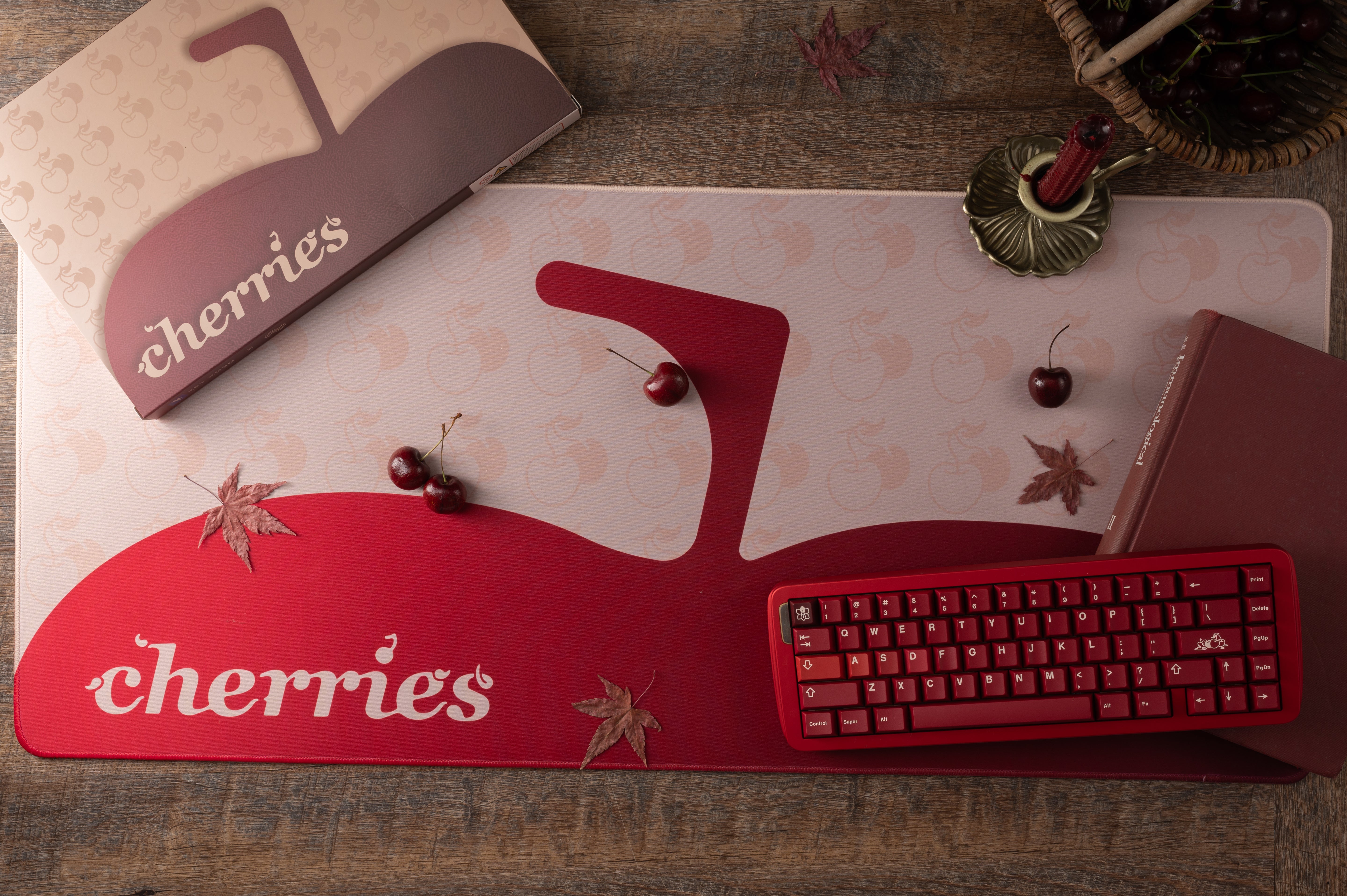 KEYKOBO CHERRIES ABS DOUBLE-SHOT KEYCAP SET