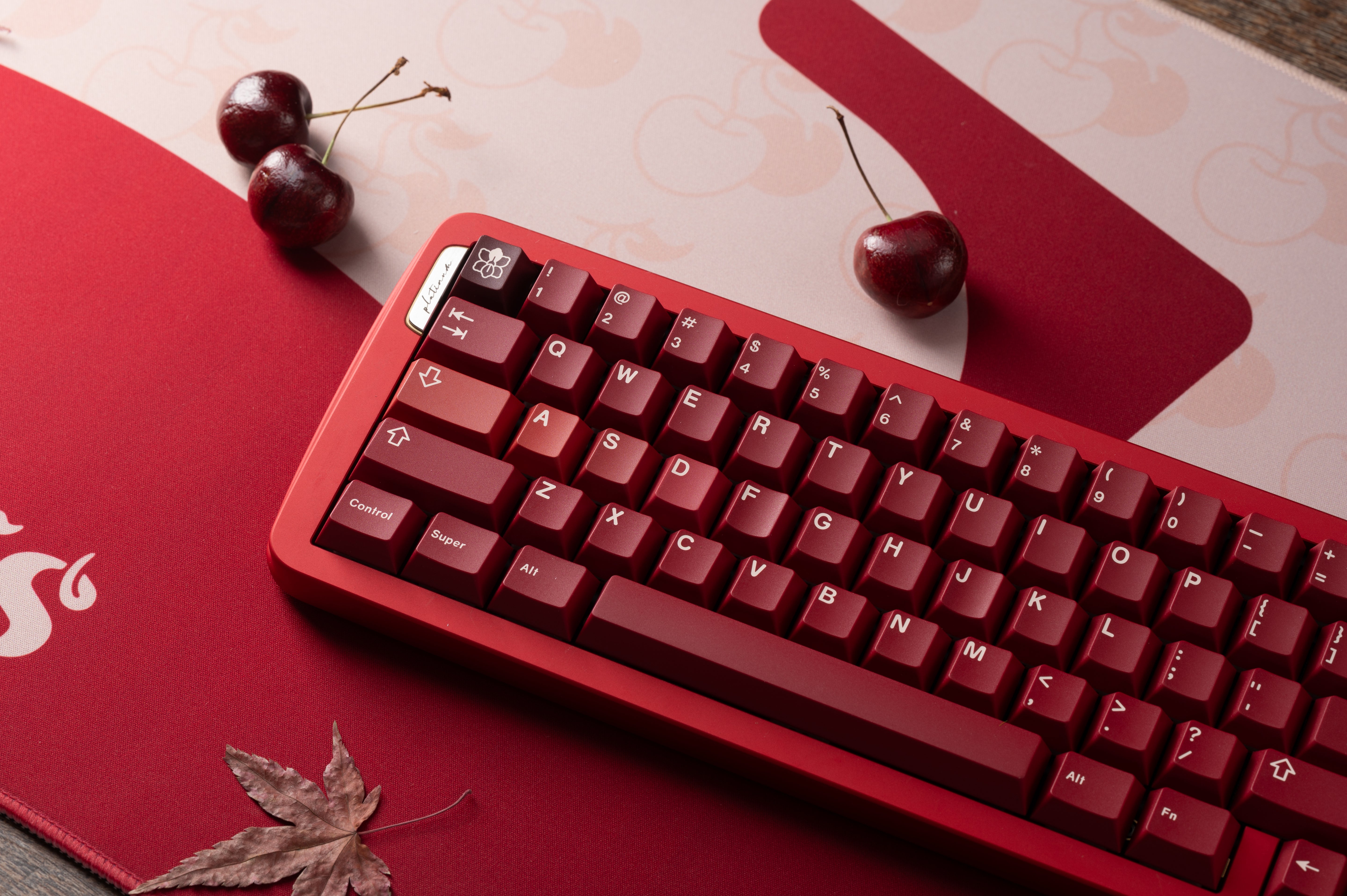 KEYKOBO CHERRIES ABS DOUBLE-SHOT KEYCAP SET