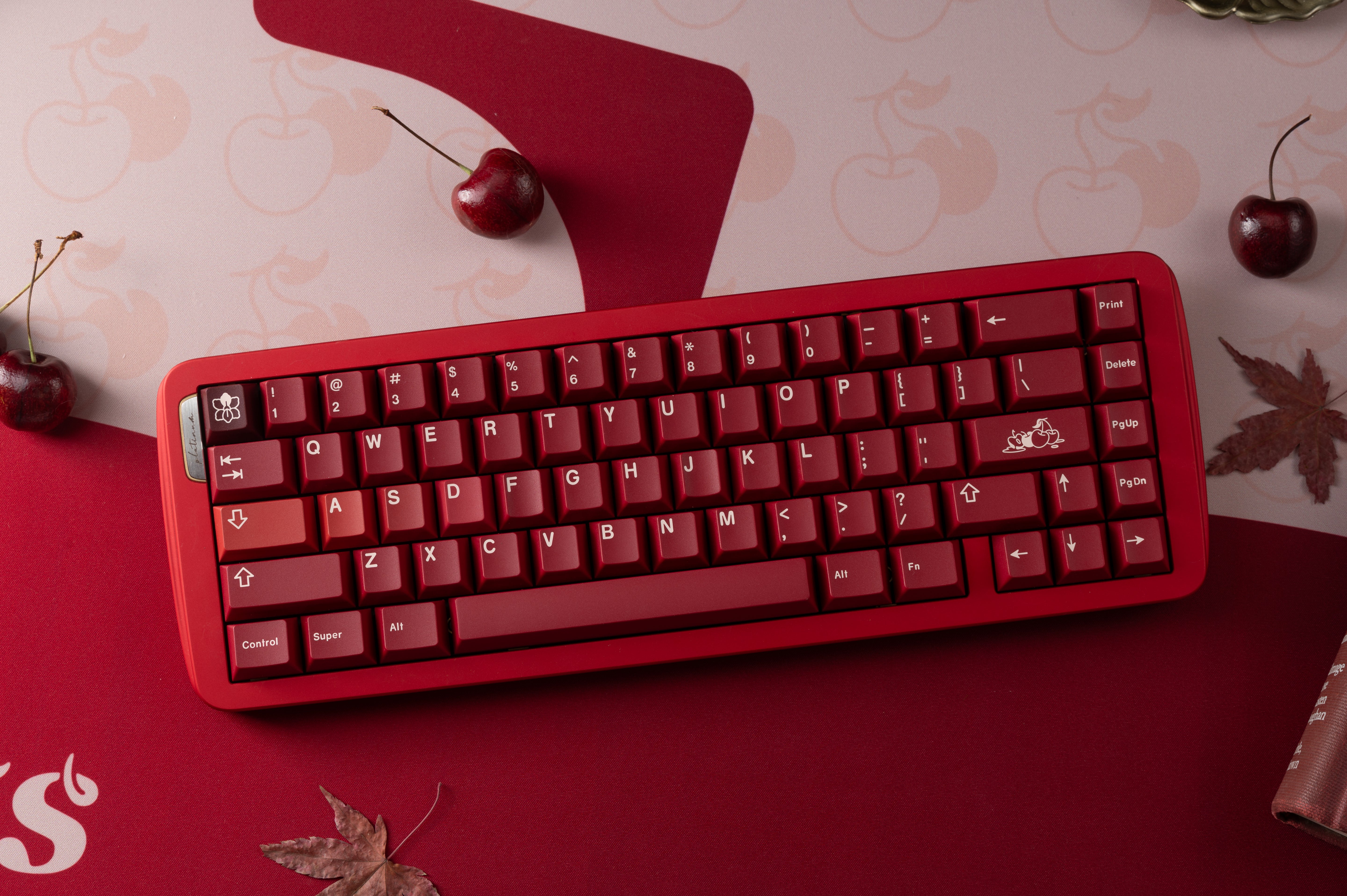 KEYKOBO CHERRIES ABS DOUBLE-SHOT KEYCAP SET