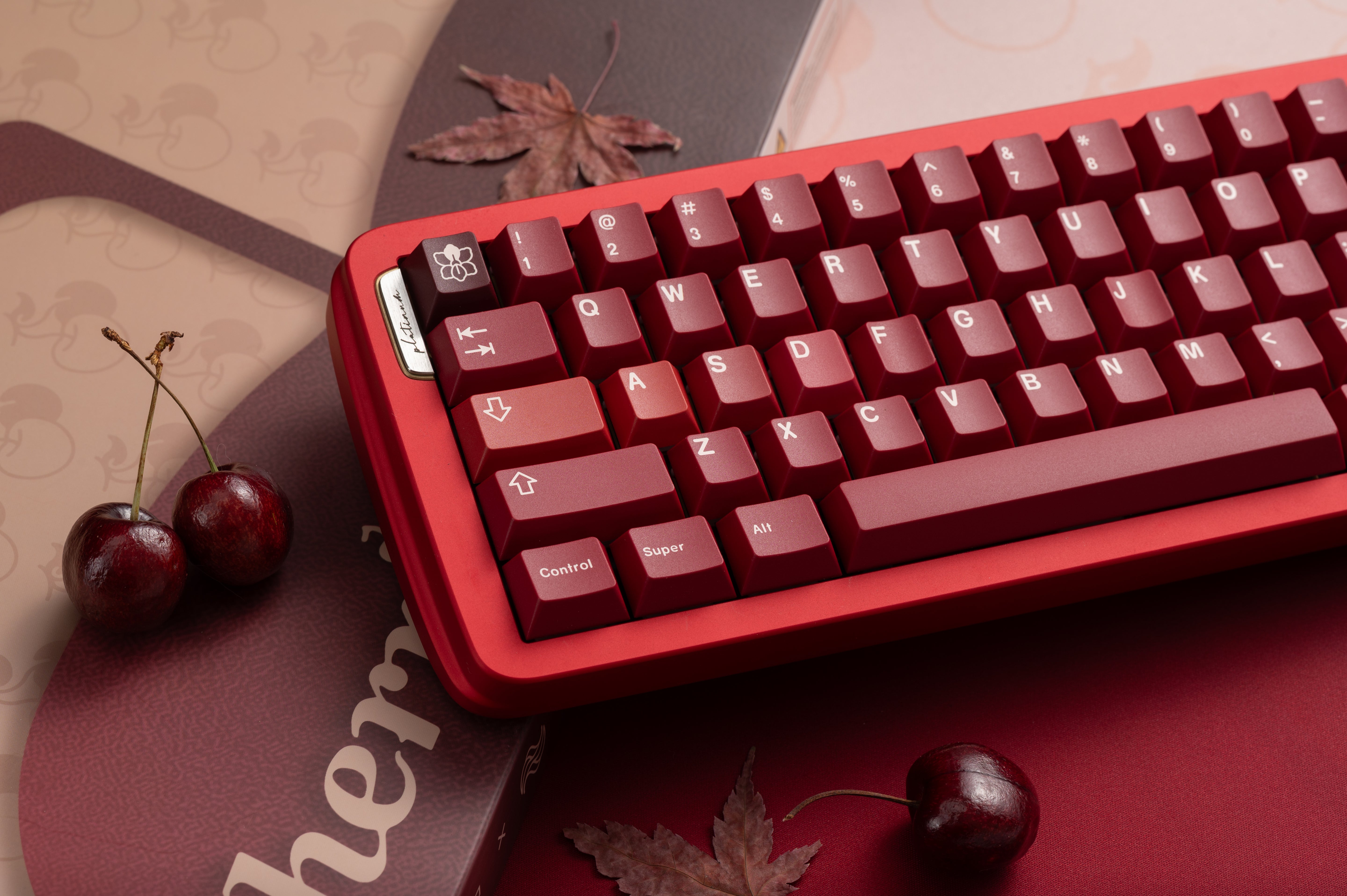 KEYKOBO CHERRIES ABS DOUBLE-SHOT KEYCAP SET