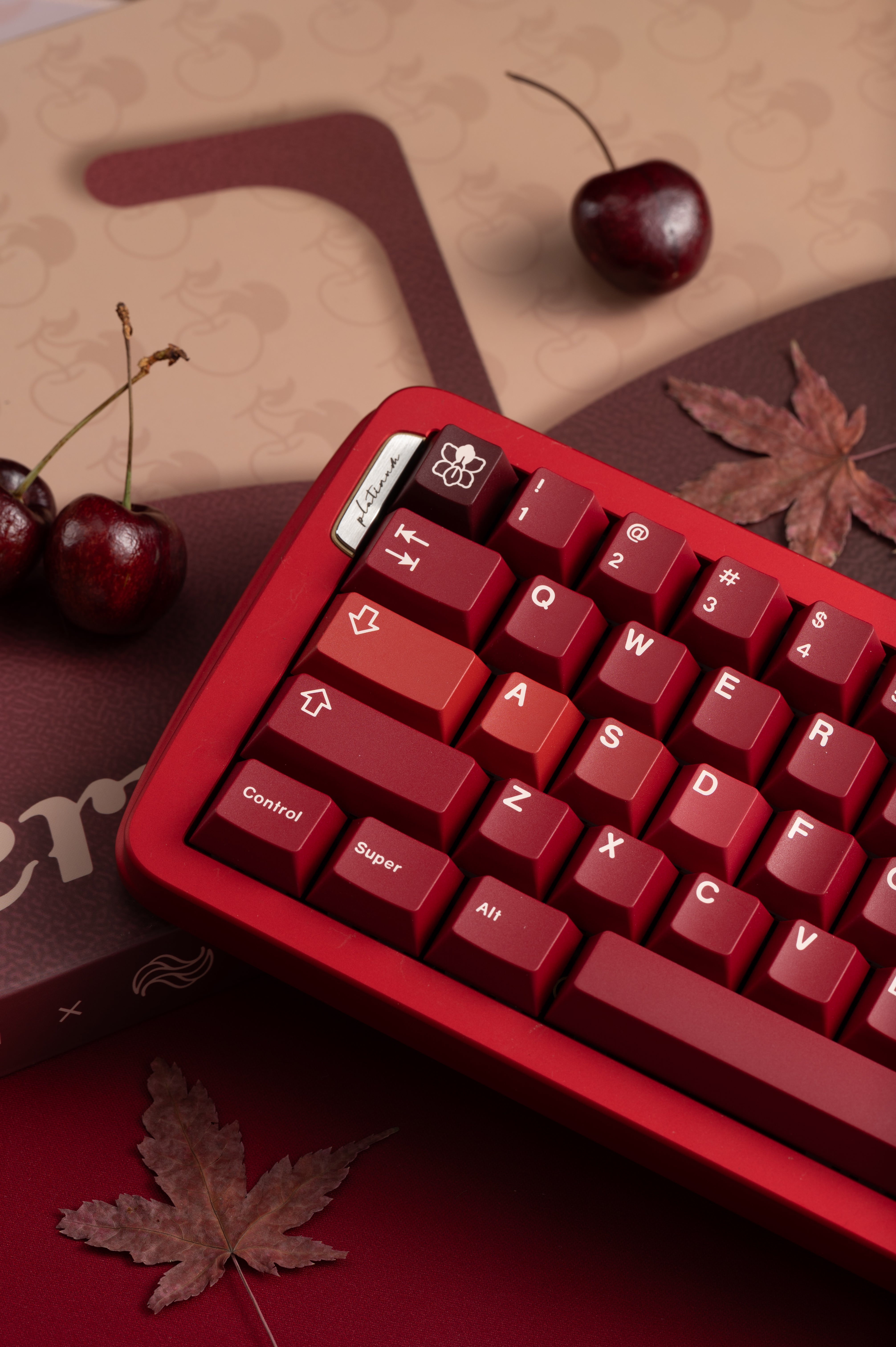 KEYKOBO CHERRIES ABS DOUBLE-SHOT KEYCAP SET