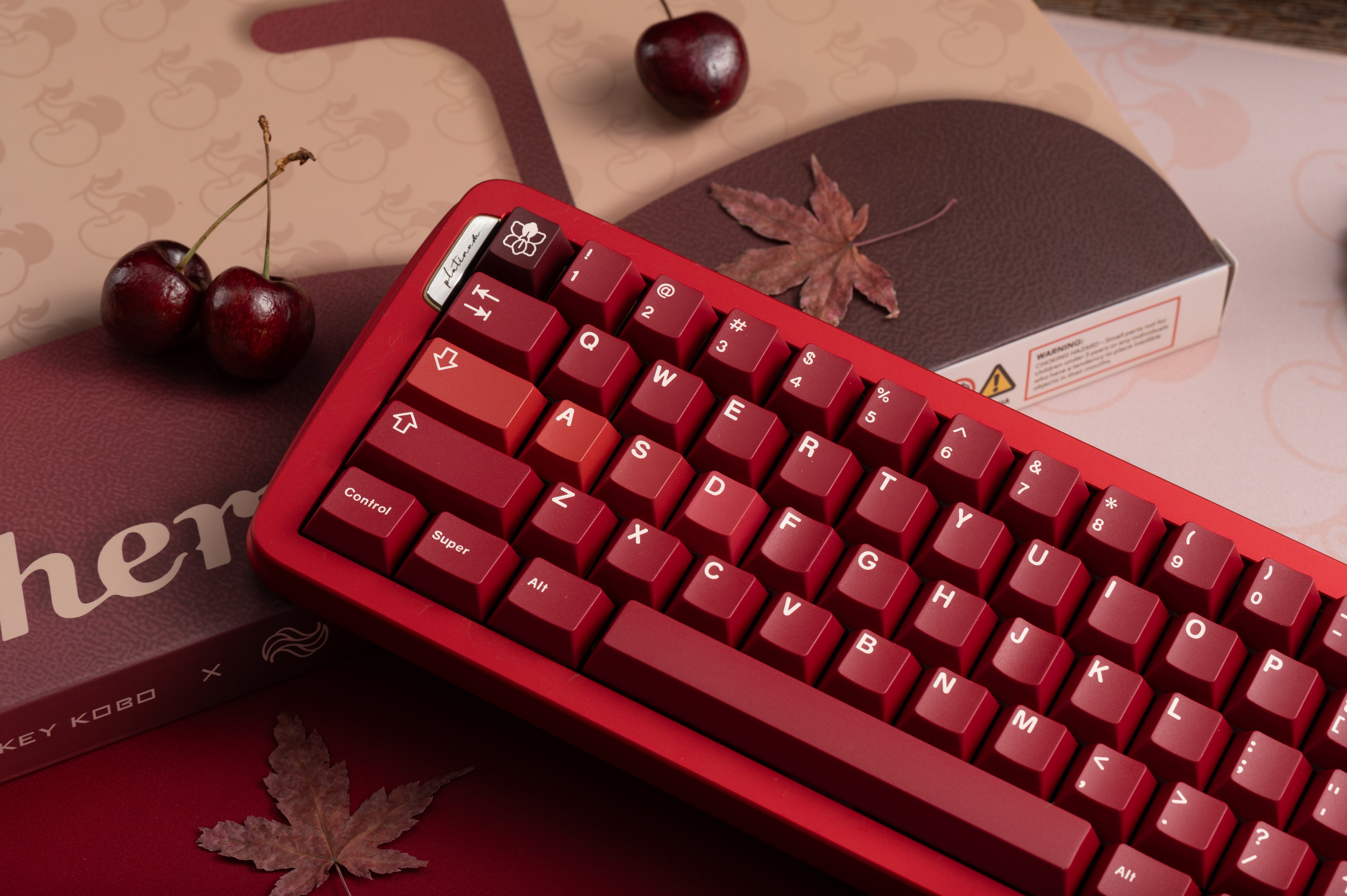 KEYKOBO CHERRIES ABS DOUBLE-SHOT KEYCAP SET