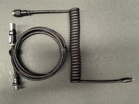 8KHz EVA USB-C Braided Aviator Keyboard Cable — Iridescent, 1.85m