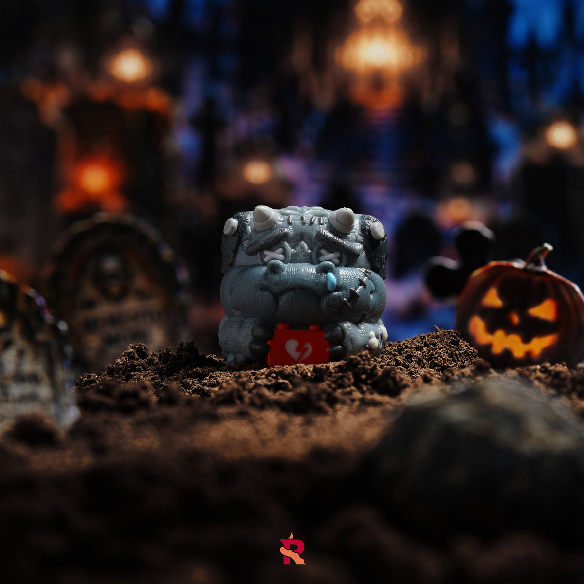 Fraken Bell Abandoned Pets Halloween artisan keycap