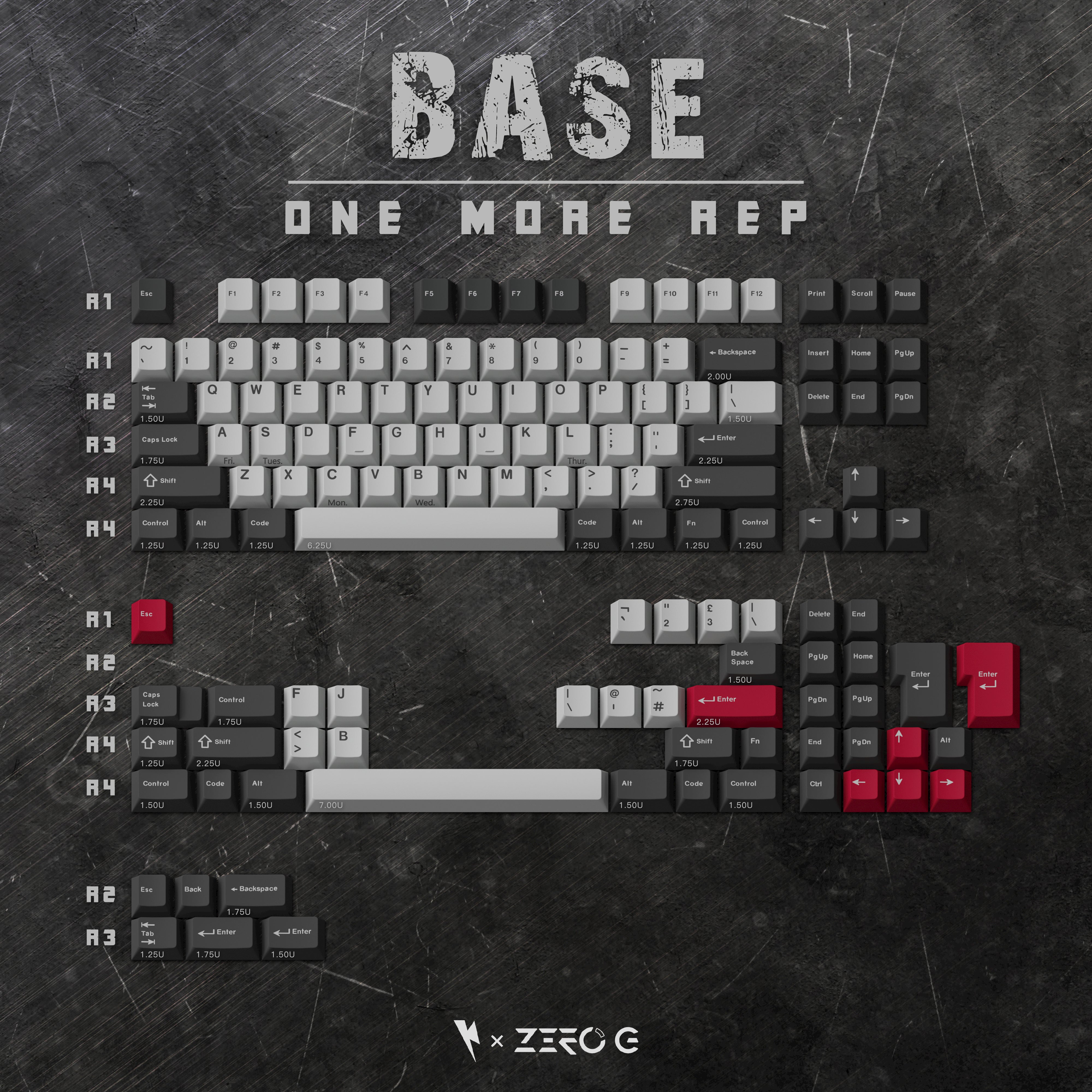 KEYKOBO ONE MORE ABS DOUBLE-SHOT KEYCAP SET