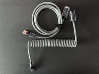 8KHz EVA Braided Aviator Keyboard Cable — Space Gray, 3m Flex
