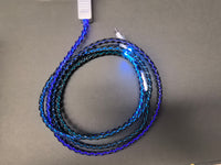 8KHz RGB Color-Shift Silver-Plated Copper Keyboard Cable — Peacock
