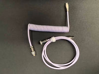 8KHz Braided Aviator Keyboard Cable — Violet, 3m Flex