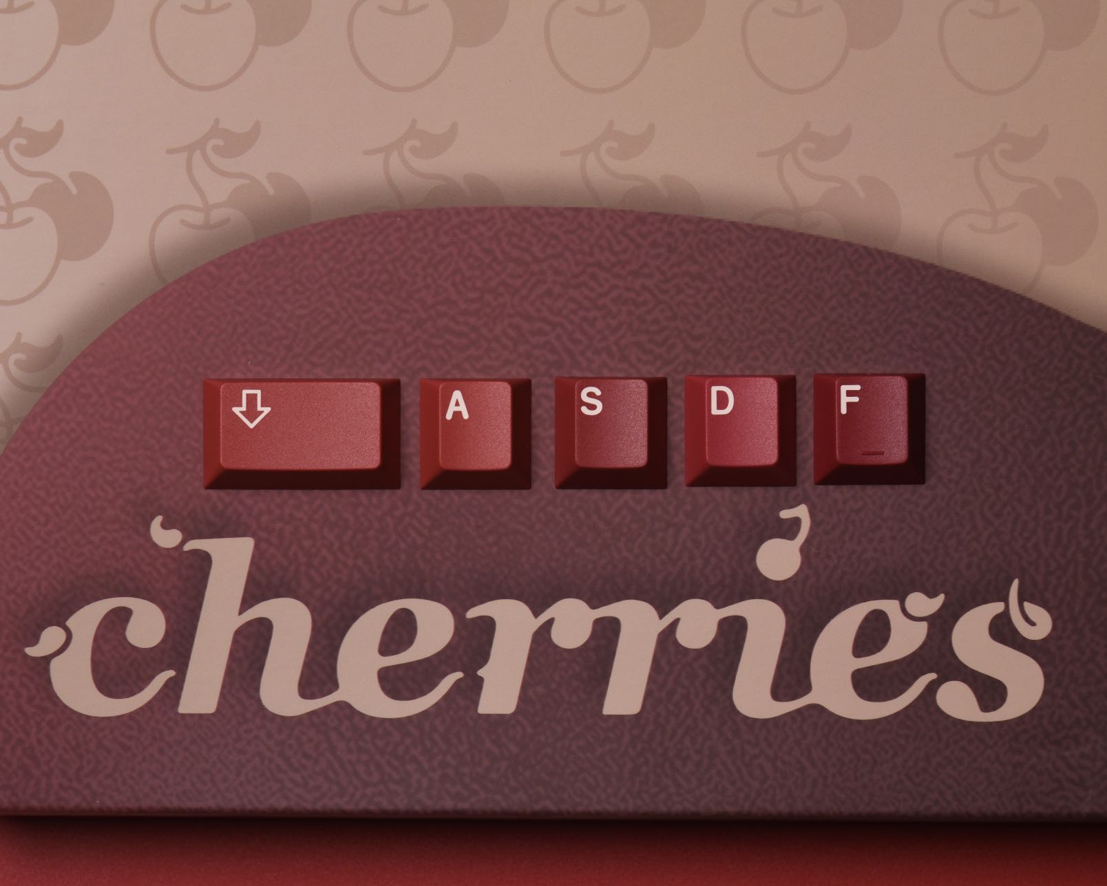 KEYKOBO CHERRIES ABS DOUBLE-SHOT KEYCAP SET