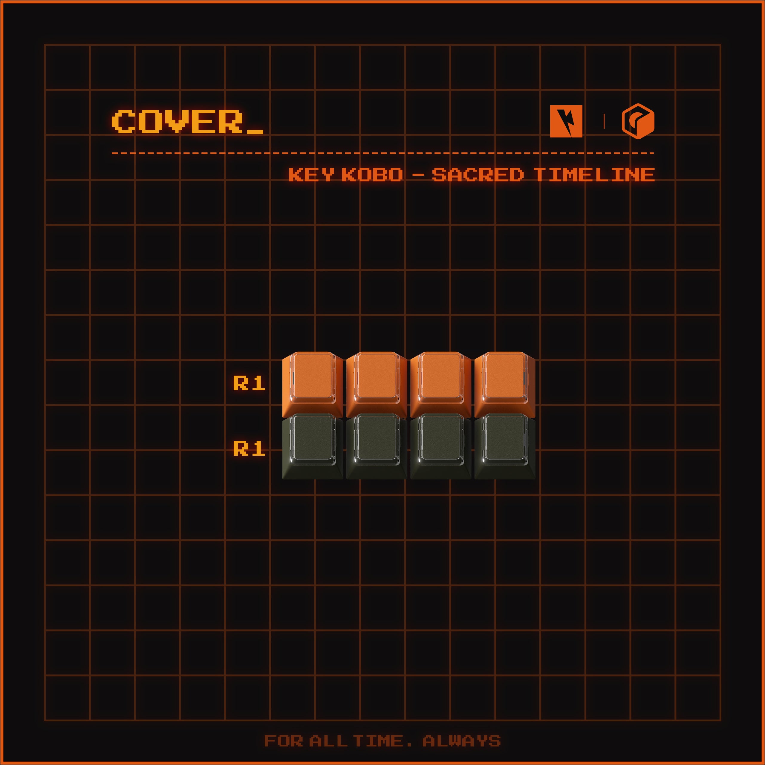 KEYKOBO SACRED TIMELINE ABS DOUBLE-SHOT KEYCAP SET – UniKeys