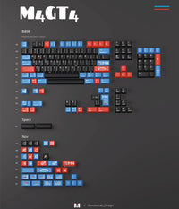 MONSTER LAB M4 GT4 PBT Keycap Set