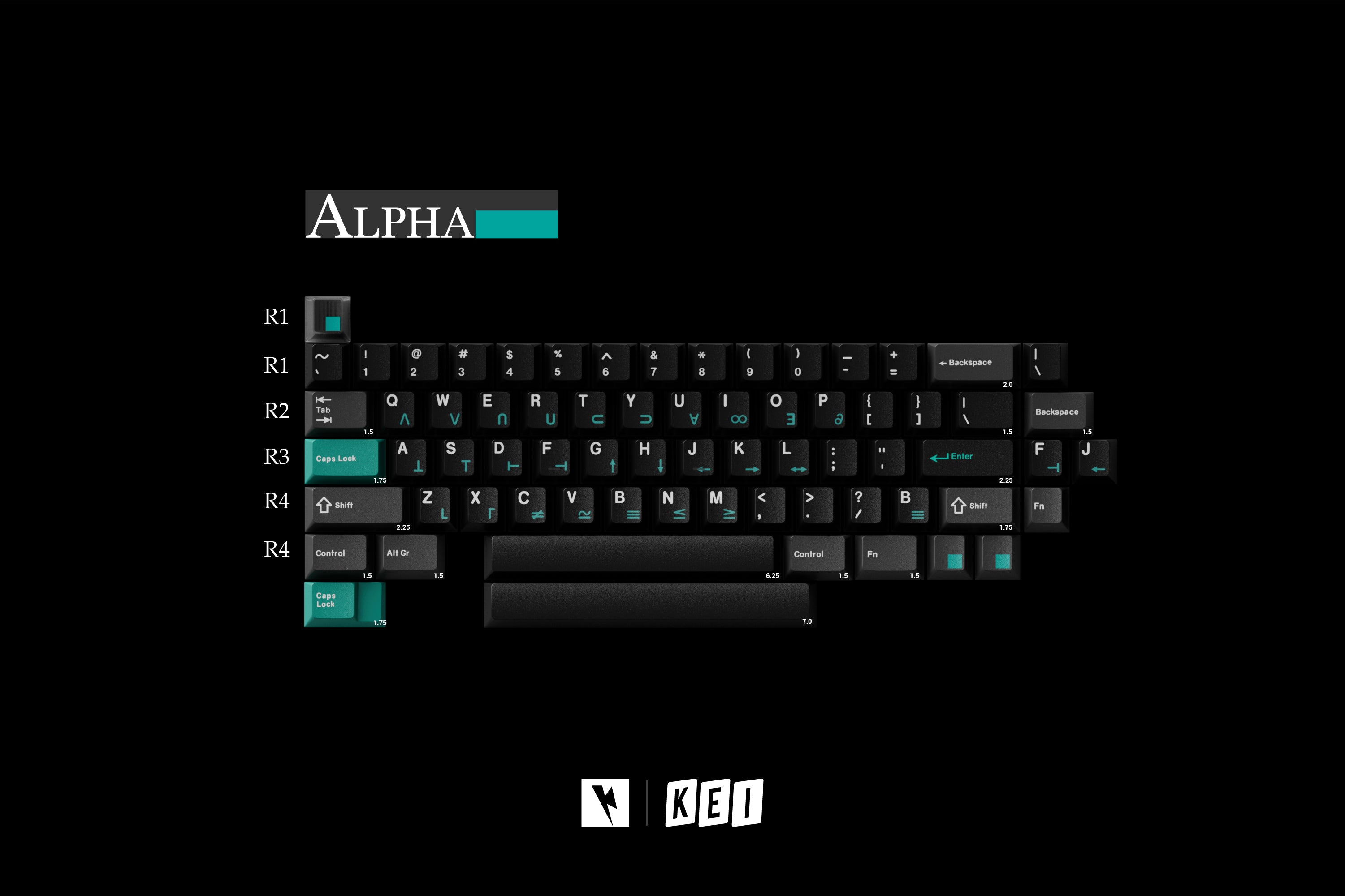 KEYKOBO Dolch ABS Triple-Shot Keycap Set Instock – UniKeys