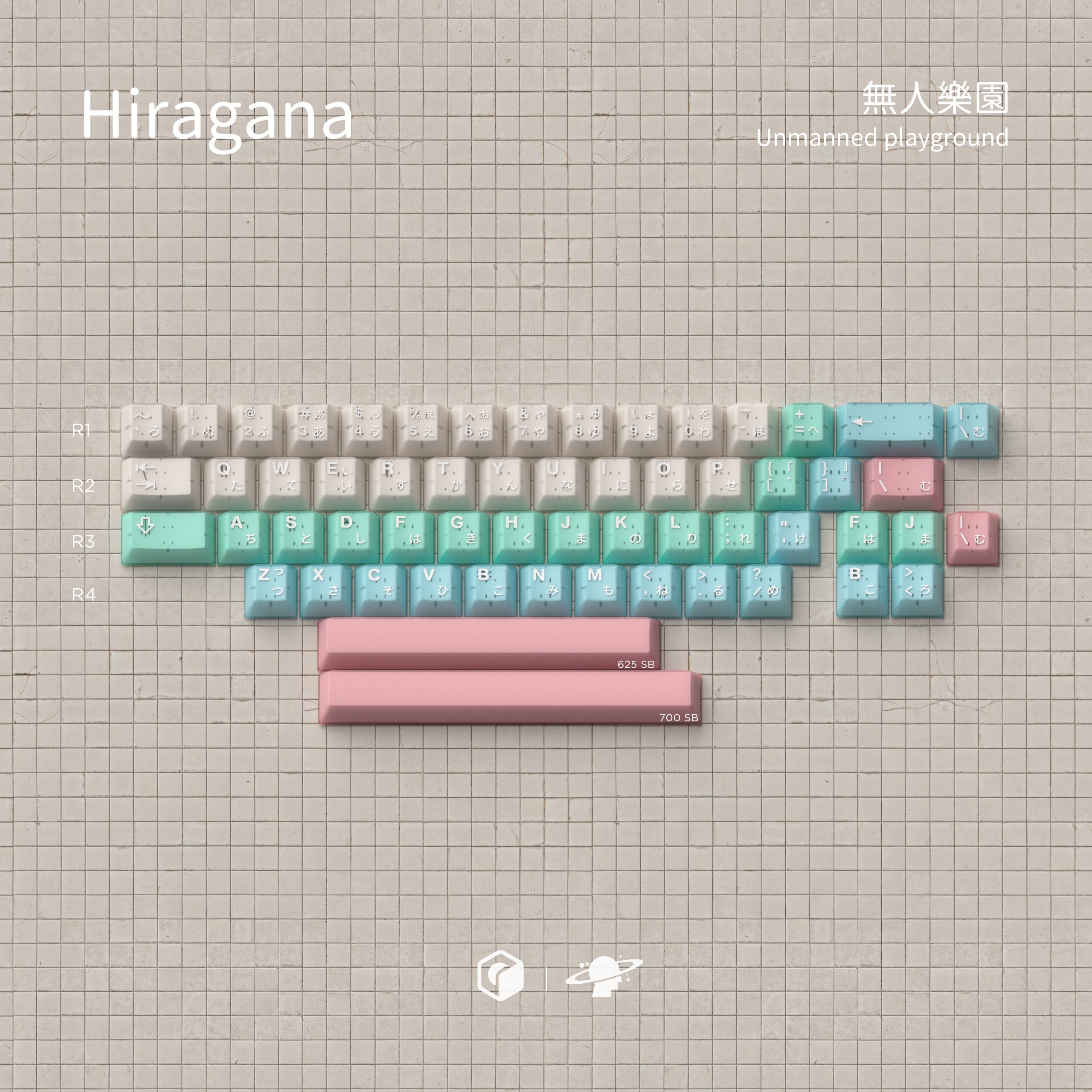MW UNMANNED PLAYGROUND 無人樂園 PBT DOUBLE-SHOT KEYCAP SET – UniKeys