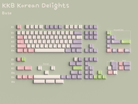 KEYKOBO Korean Delights ABS Double-shot Keycap Set - Group Buy