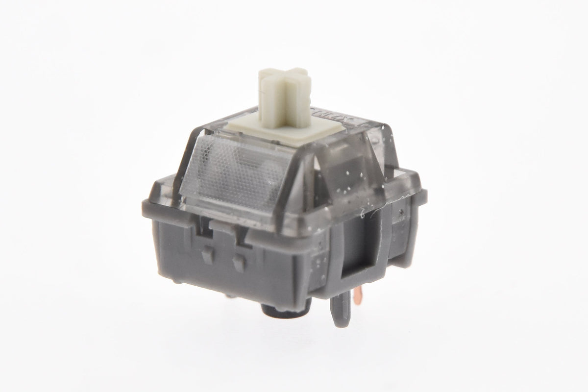 Single HMX Grey linear switch on white background