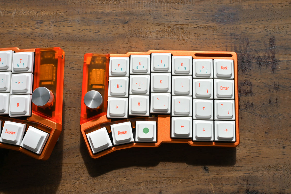 Jezail Cornix LP keyboard in Orange